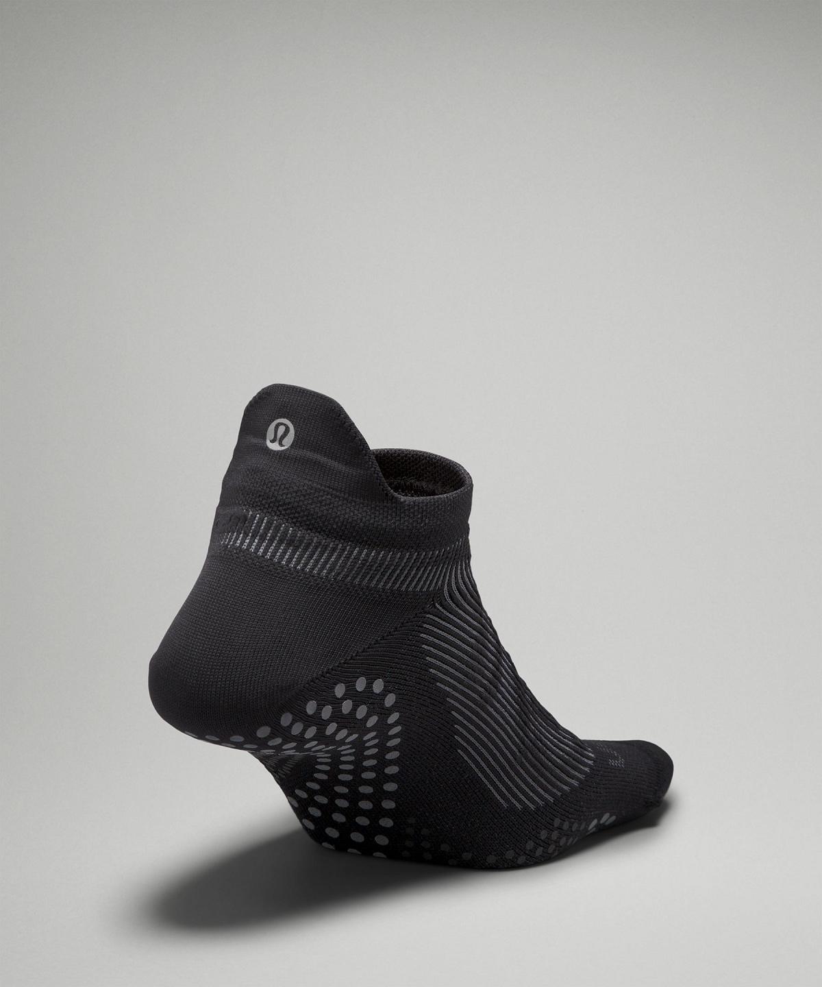 Black Lululemon Find Your Balance Studio Tab Women Socks | NZ_LuLu83269