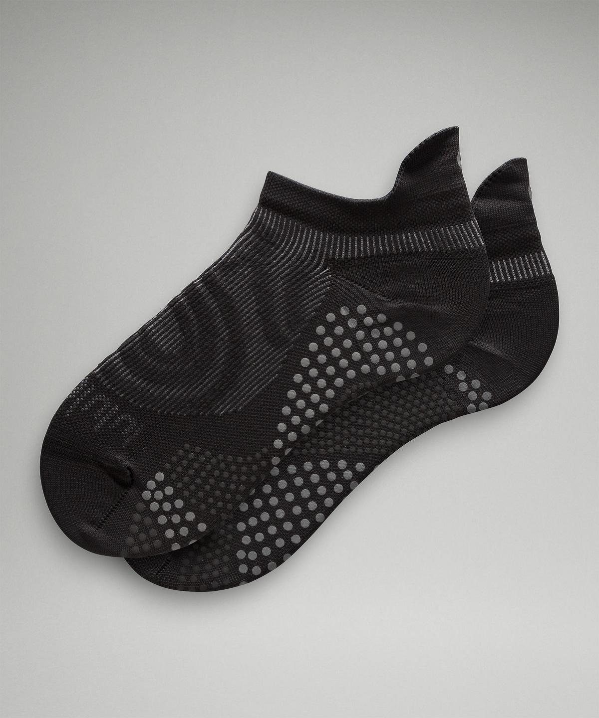 Black Lululemon Find Your Balance Studio Tab Women Socks | NZ_LuLu83269