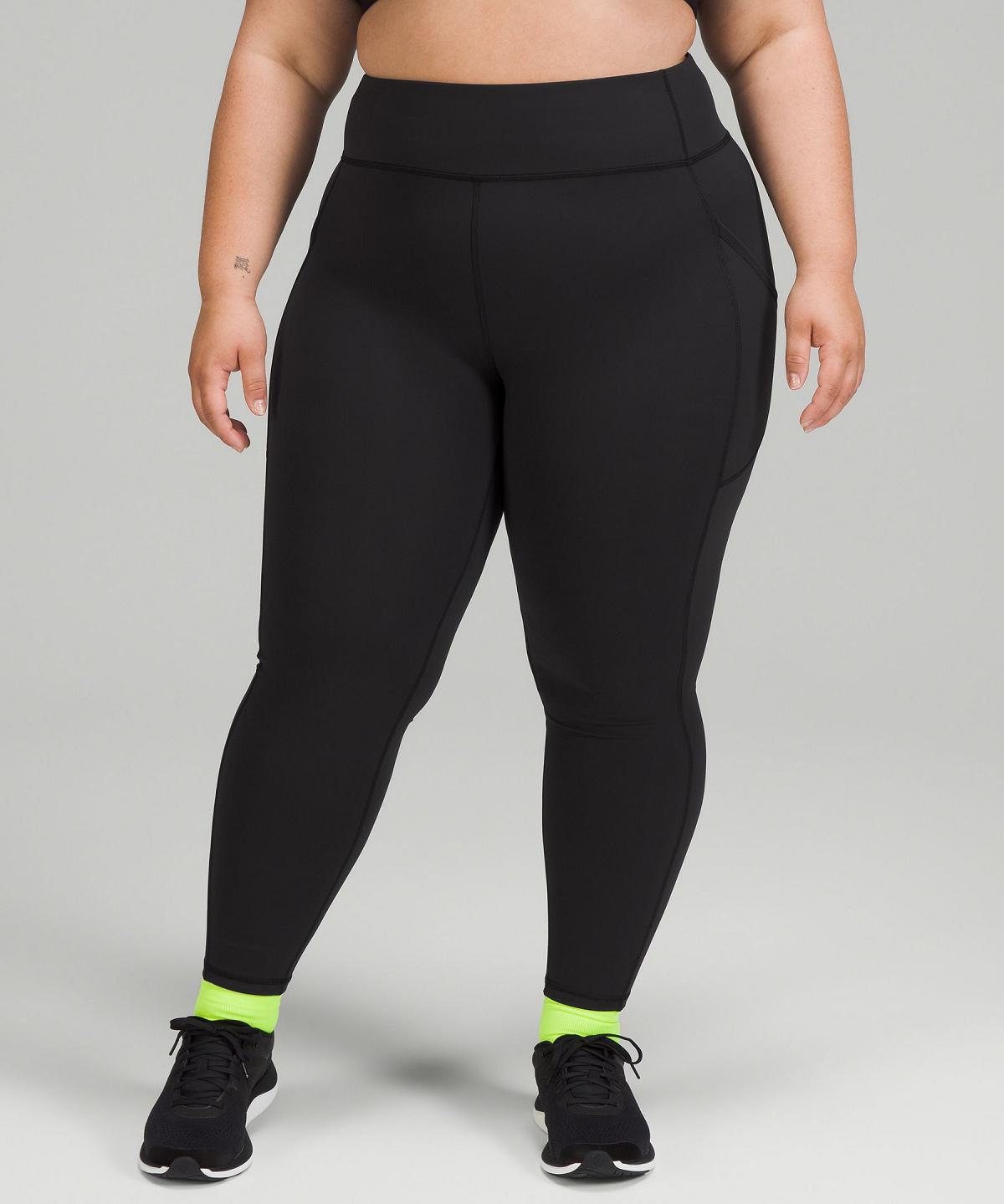 Black Lululemon Invigorate High-Rise Tight 25" Women Pants | NZ_LuLu91508