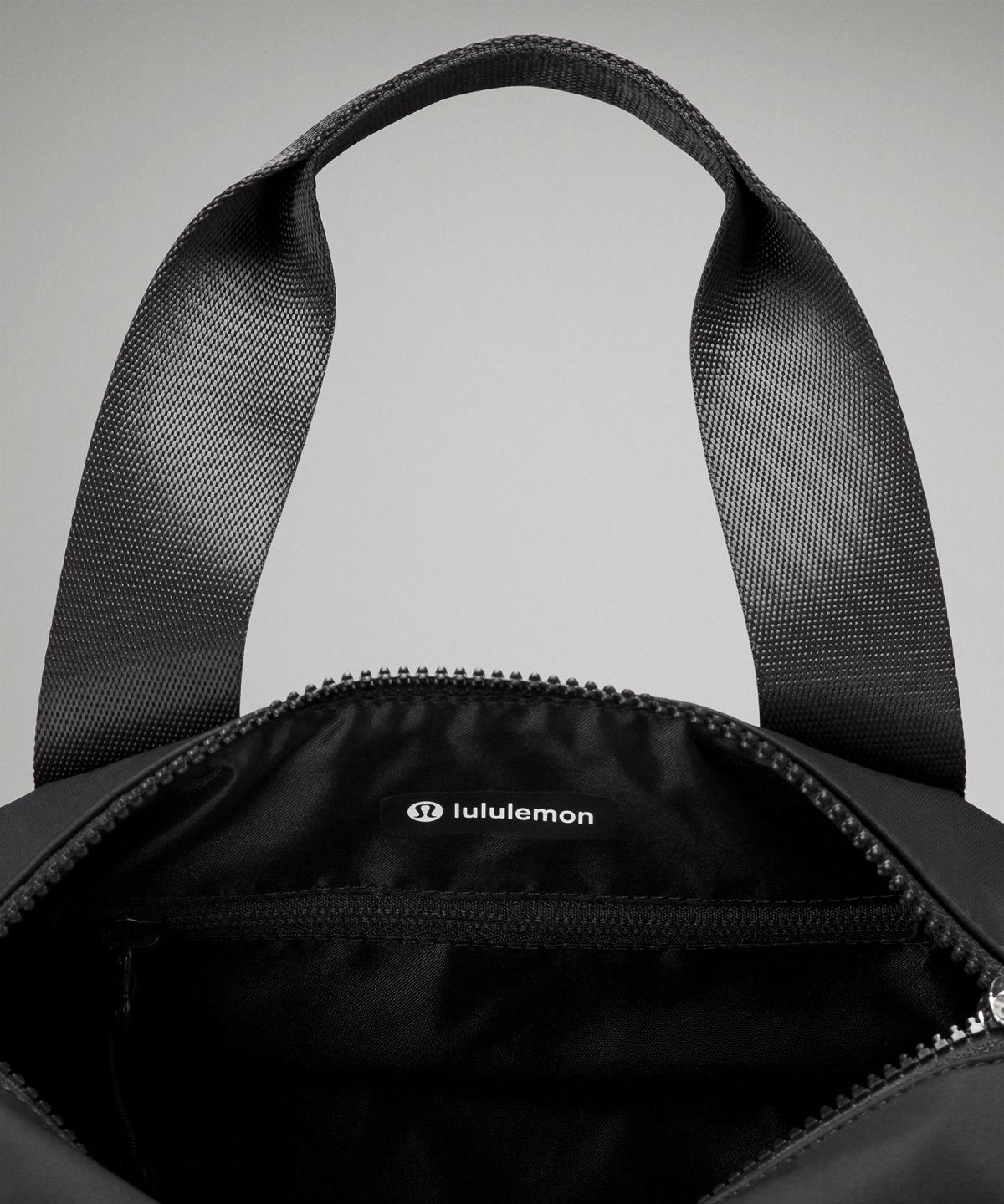 Black Lululemon Knit Nylon Mini Barrel 5L Bag Duffle Bags | NZ_LuLu61881