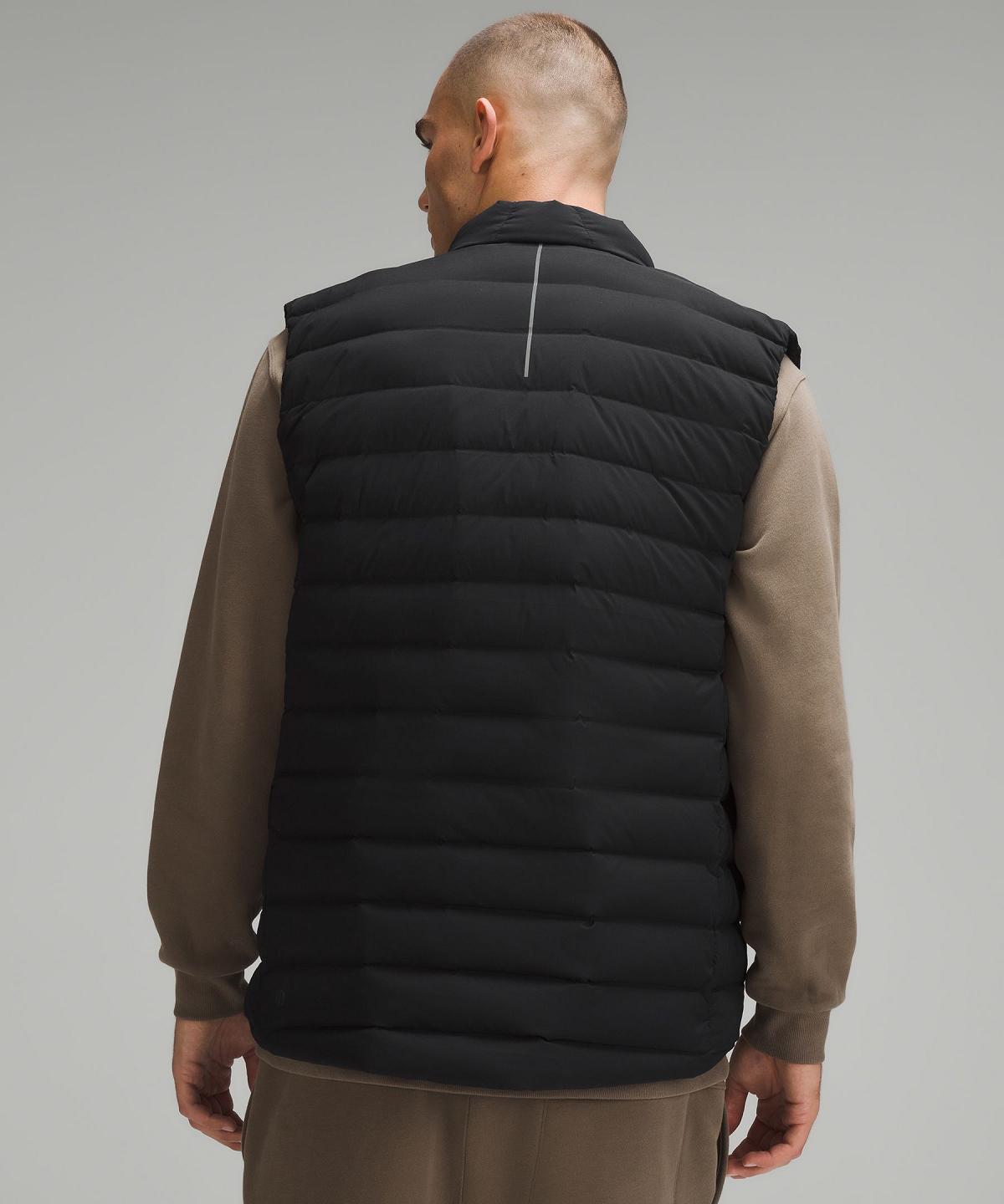 Black Lululemon Navigation Down Vest Men Coats & Jackets | NZ_LuLu99915