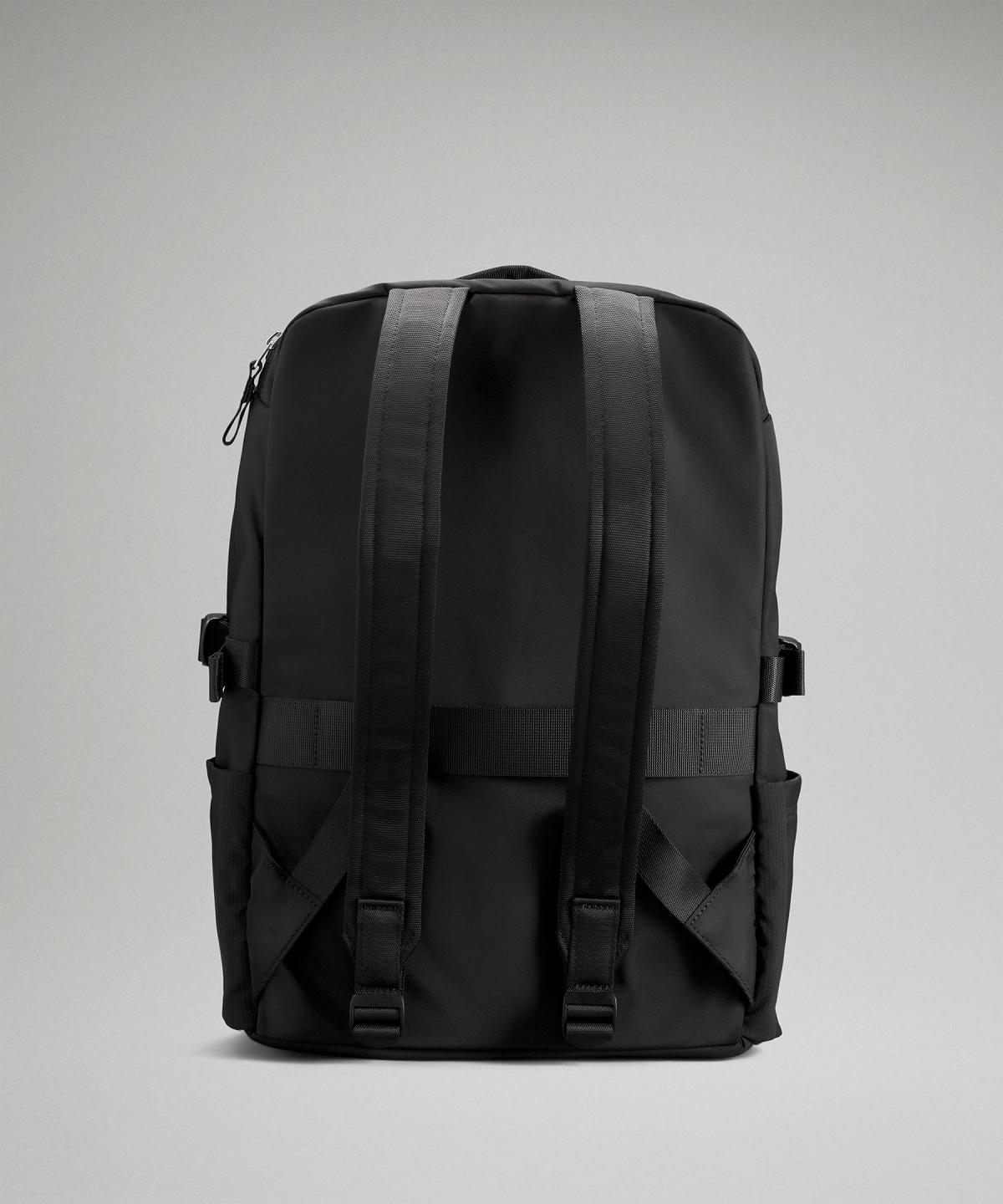 Black Lululemon New Crew 22L Bag Backpacks | NZ_LuLu16475