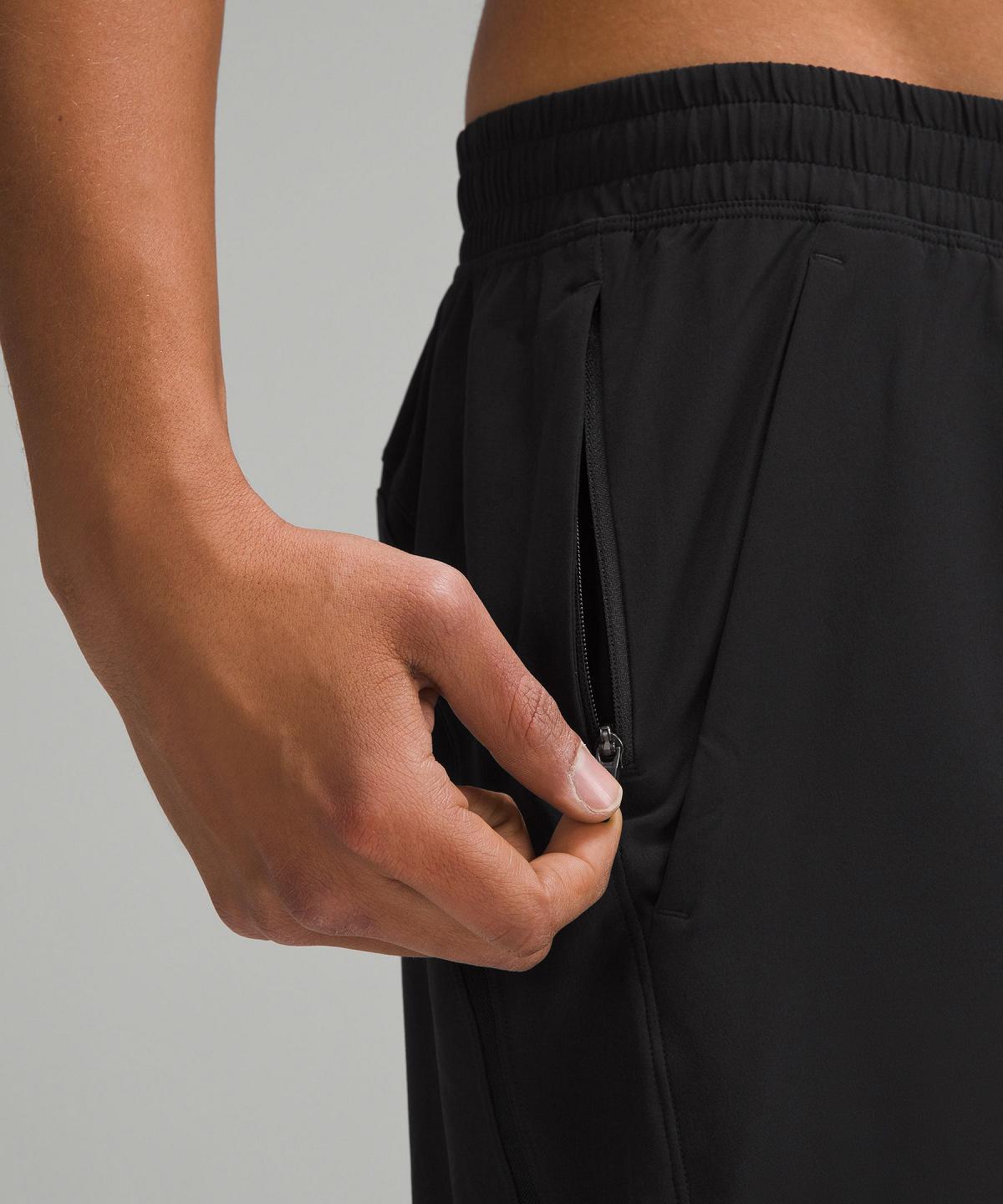 Black Lululemon Pace Breaker Lined 7" Men Shorts | NZ_LuLu16473