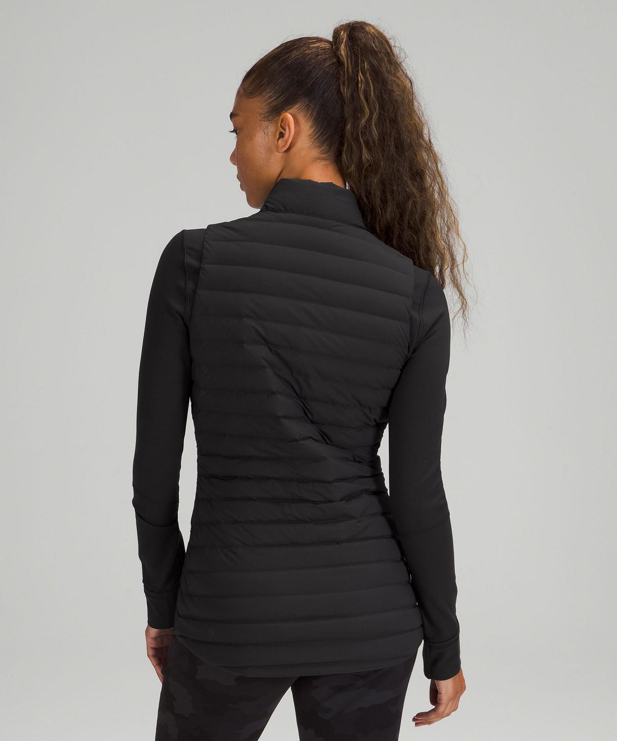 Black Lululemon Pack It Down Vest Women Coats & Jackets | NZ_LuLu72003