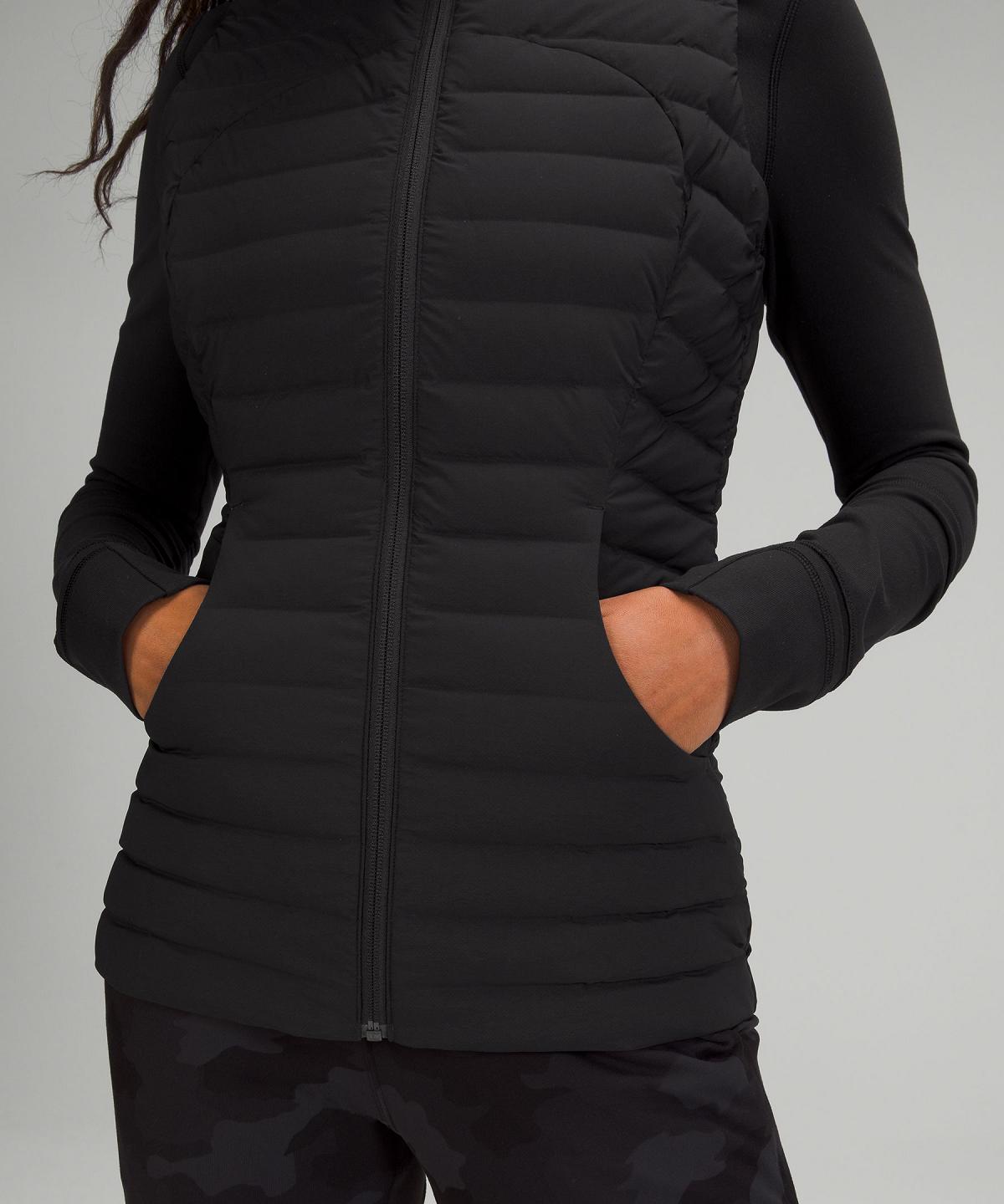 Black Lululemon Pack It Down Vest Women Coats & Jackets | NZ_LuLu72003