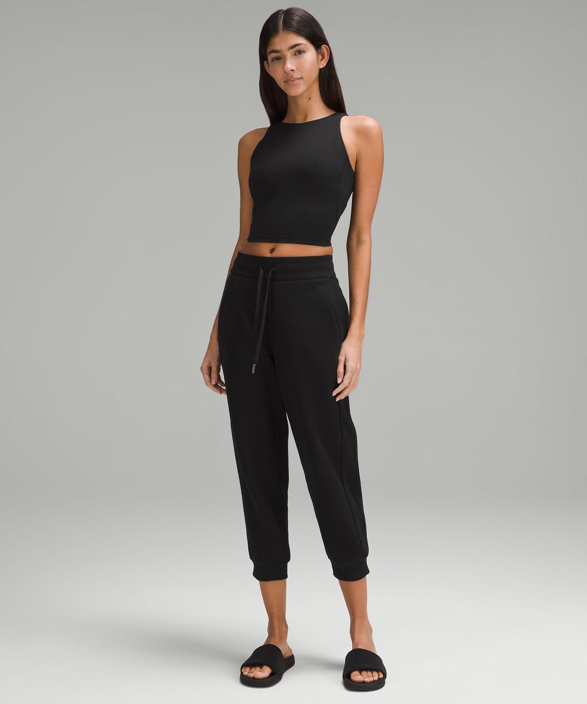 Black Lululemon Scuba High-Rise Cropped Women Joggers | NZ_LuLu44244