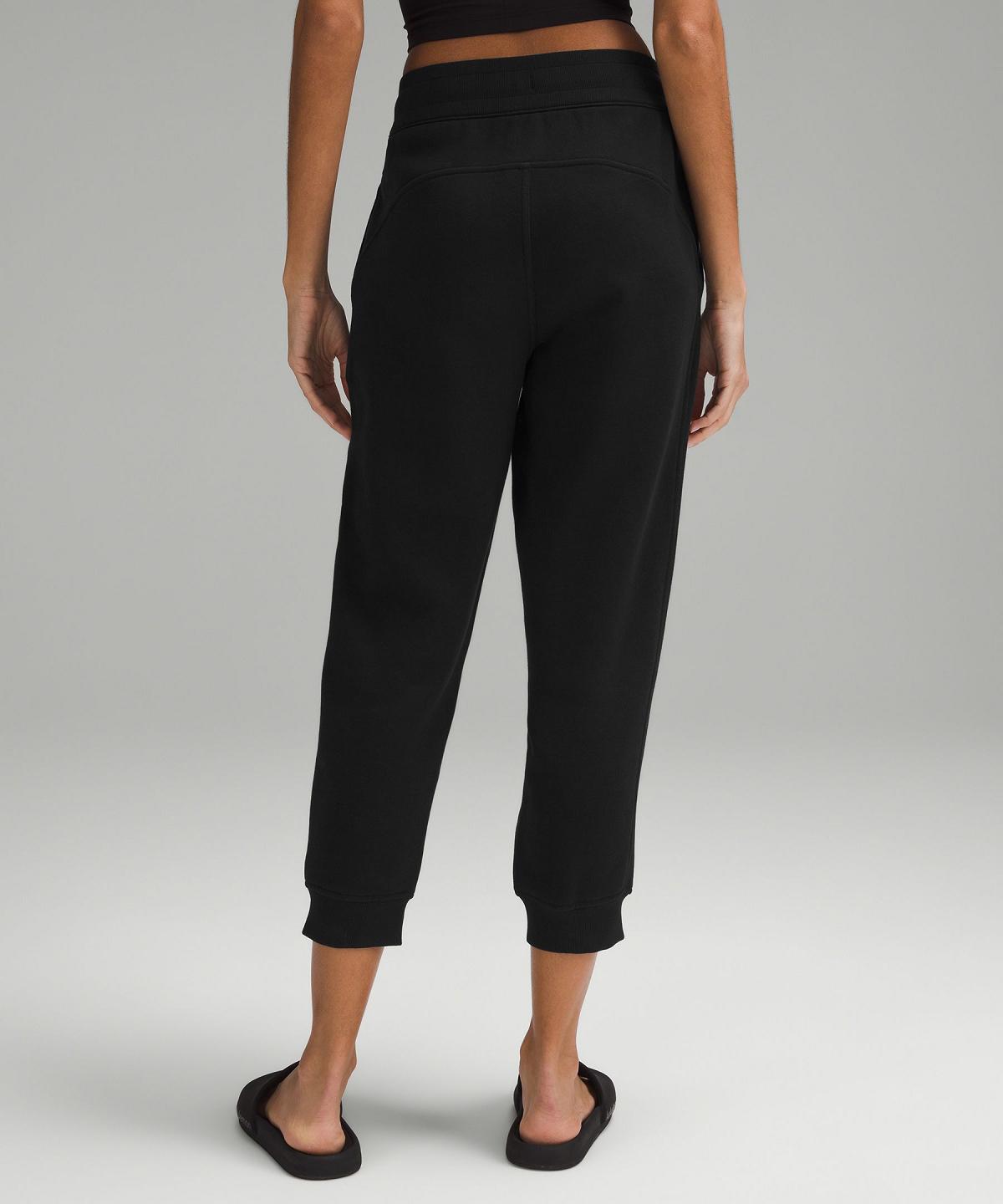 Black Lululemon Scuba High-Rise Cropped Women Joggers | NZ_LuLu44244