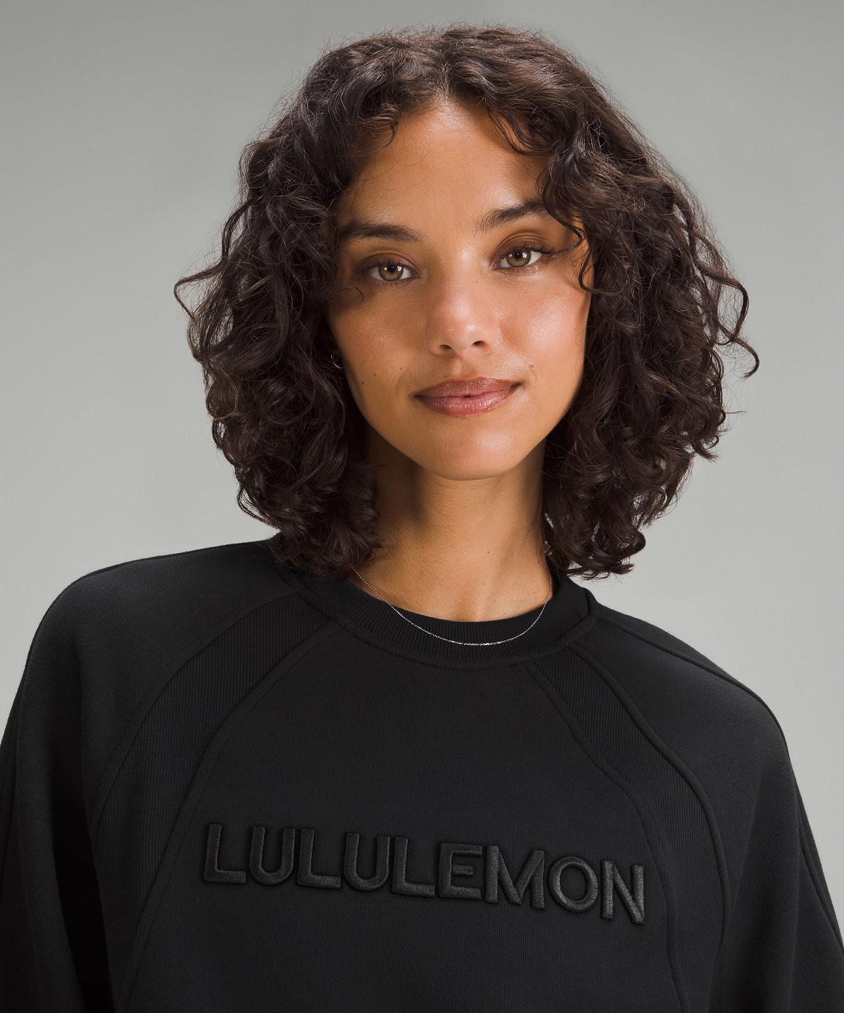 Black Lululemon Scuba Oversized Pullover Women Hoodies & Sweatshirts | NZ_LuLu95526