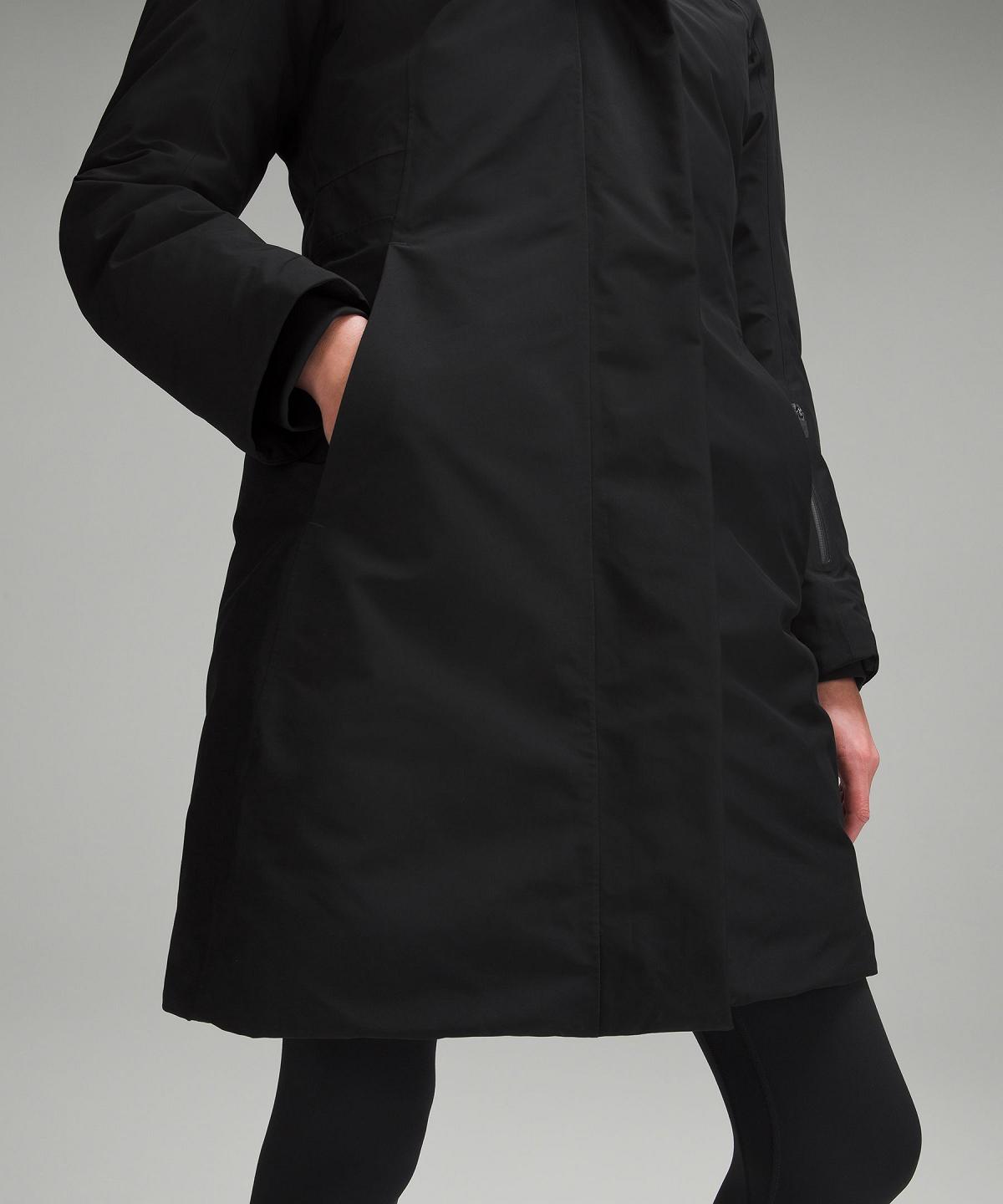 Black Lululemon Snow Warrior Parka Women Coats & Jackets | NZ_LuLu17432