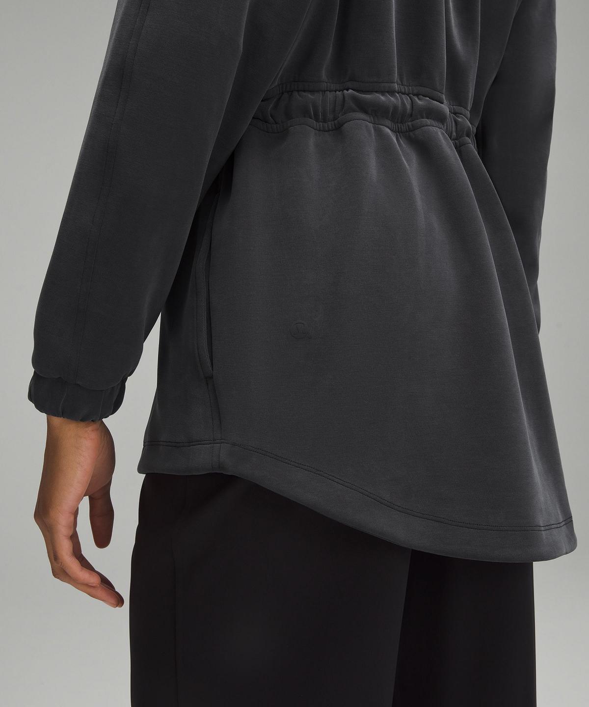 Black Lululemon Softstreme Cinch-Waist Women Coats & Jackets | NZ_LuLu58525