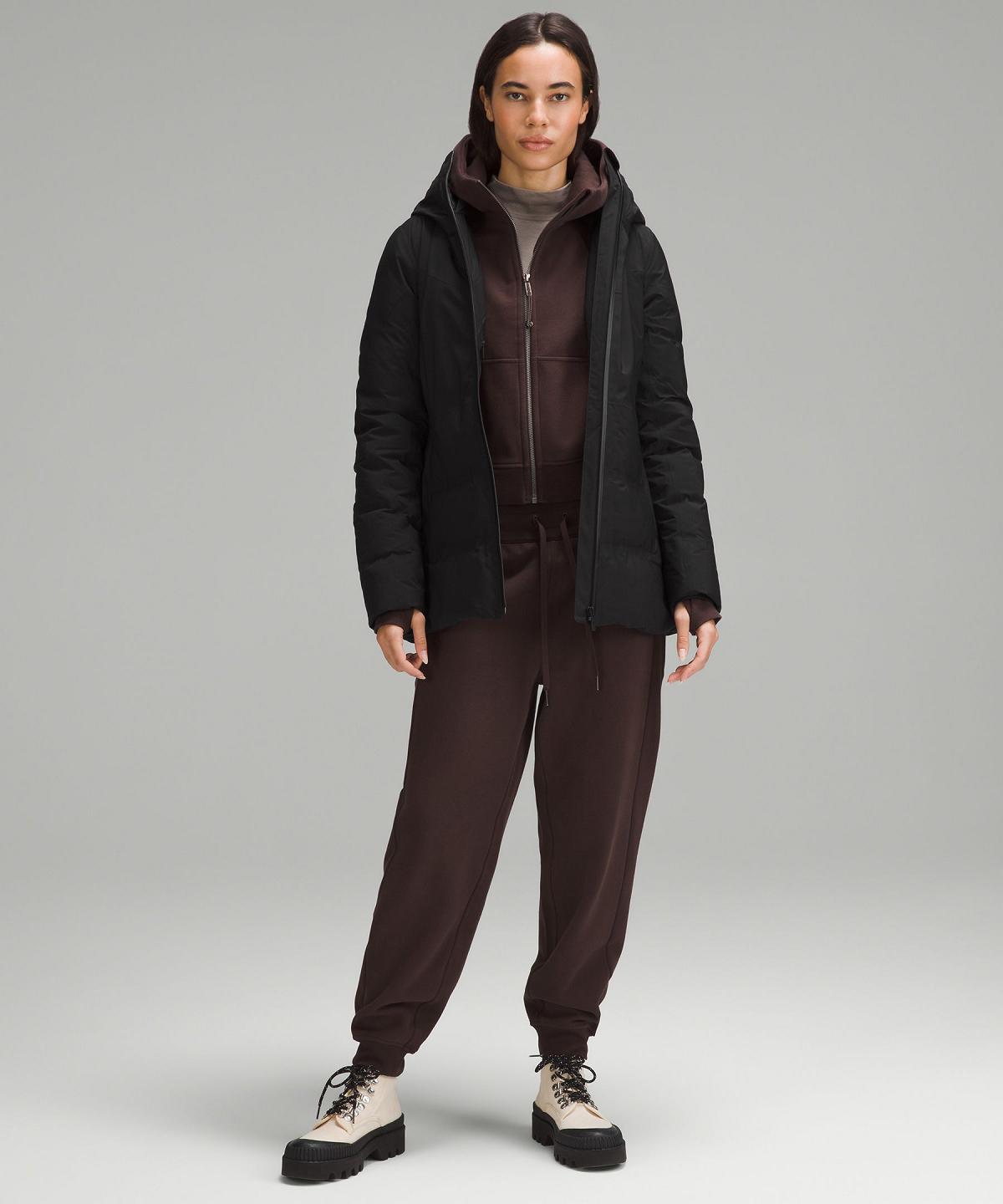 Black Lululemon StretchSeal Sleet Street Women Coats & Jackets | NZ_LuLu35979