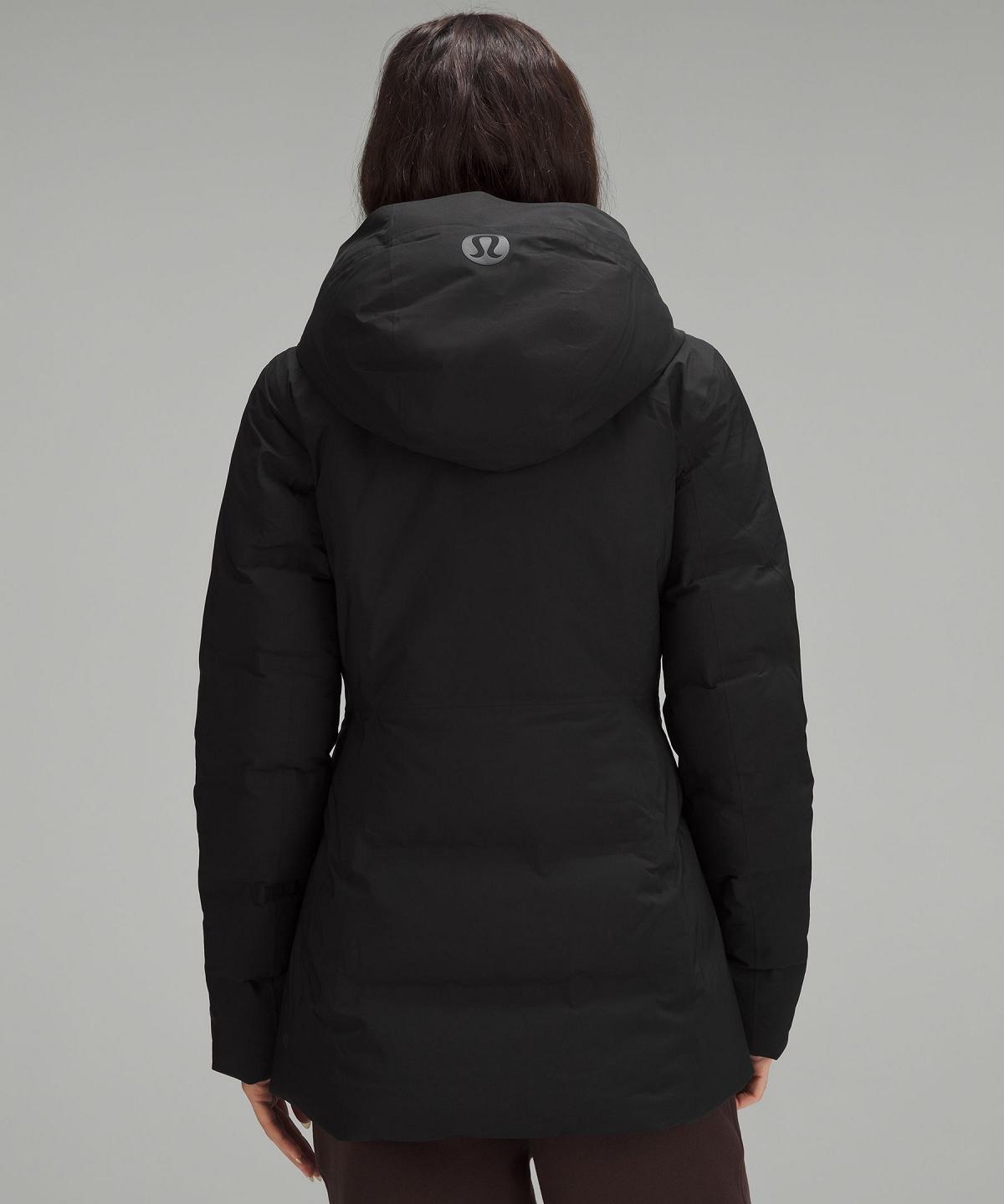 Black Lululemon StretchSeal Sleet Street Women Coats & Jackets | NZ_LuLu35979