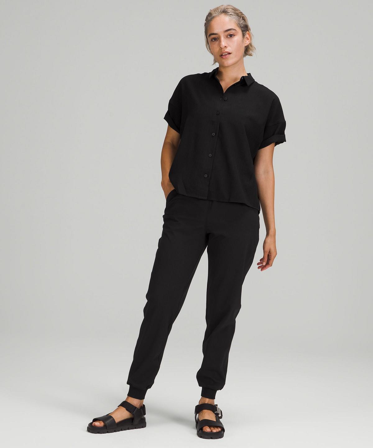 Black Lululemon Stretch High-Rise Women Joggers | NZ_LuLu97693