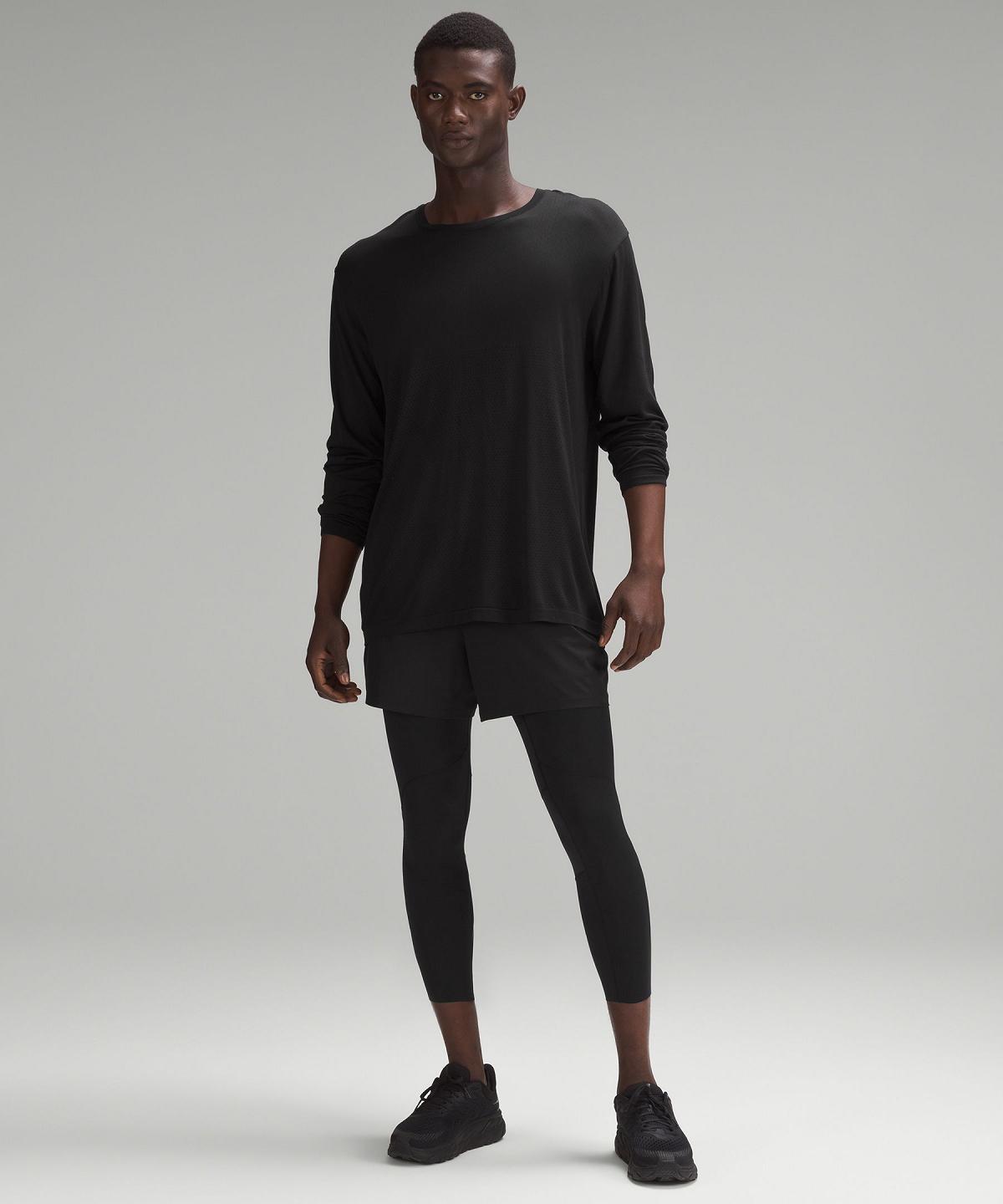 Black Lululemon Surge Tight 22" Men Pants | NZ_LuLu76424