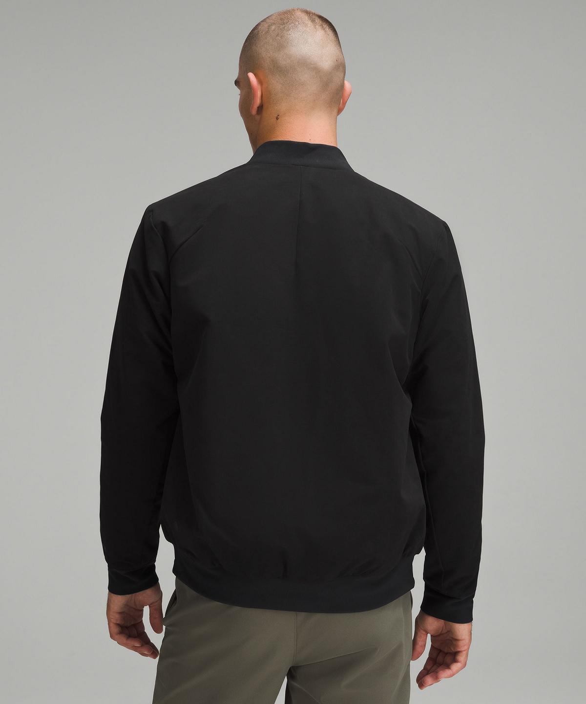 Black Lululemon Switch Over Bomber Men Coats & Jackets | NZ_LuLu69873