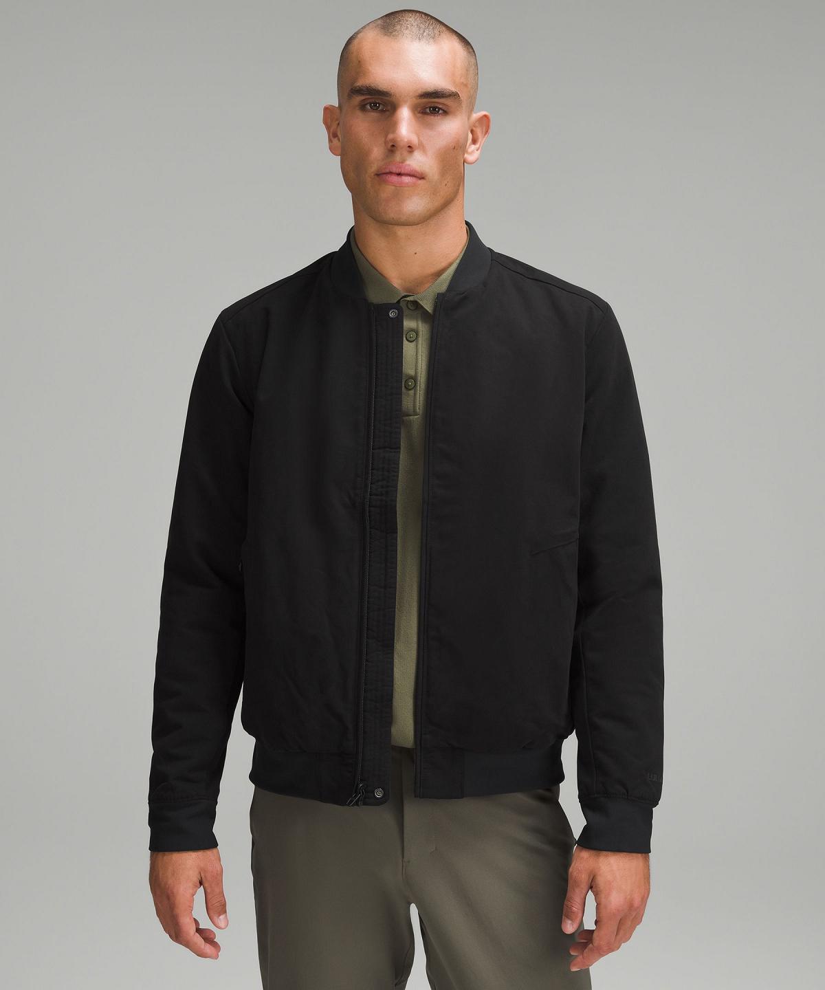 Black Lululemon Switch Over Bomber Men Coats & Jackets | NZ_LuLu69873