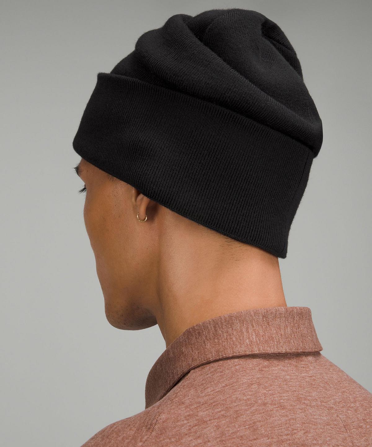 Black Lululemon Warm Revelation Men Hats | NZ_LuLu77236