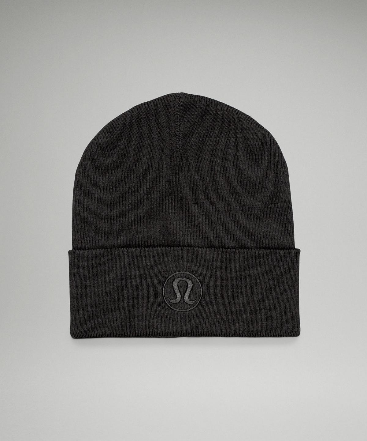 Black Lululemon Warm Revelation Men Hats | NZ_LuLu77236