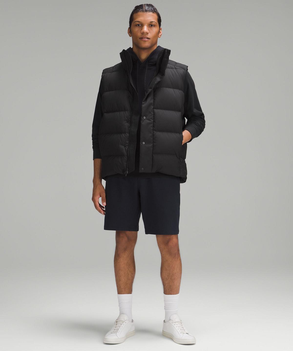 Black Lululemon Wunder Puff Vest Men Coats & Jackets | NZ_LuLu69287