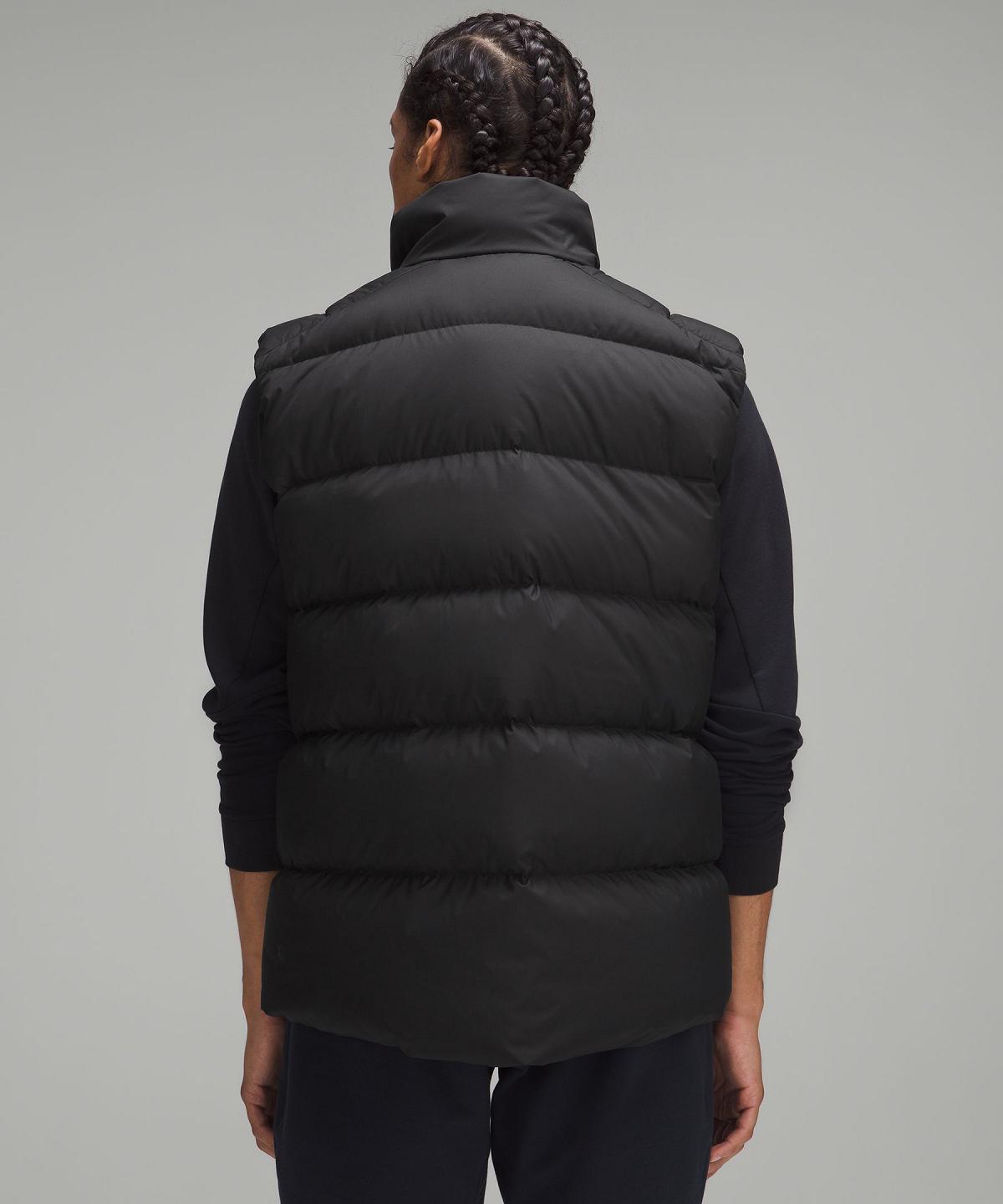 Black Lululemon Wunder Puff Vest Men Coats & Jackets | NZ_LuLu69287