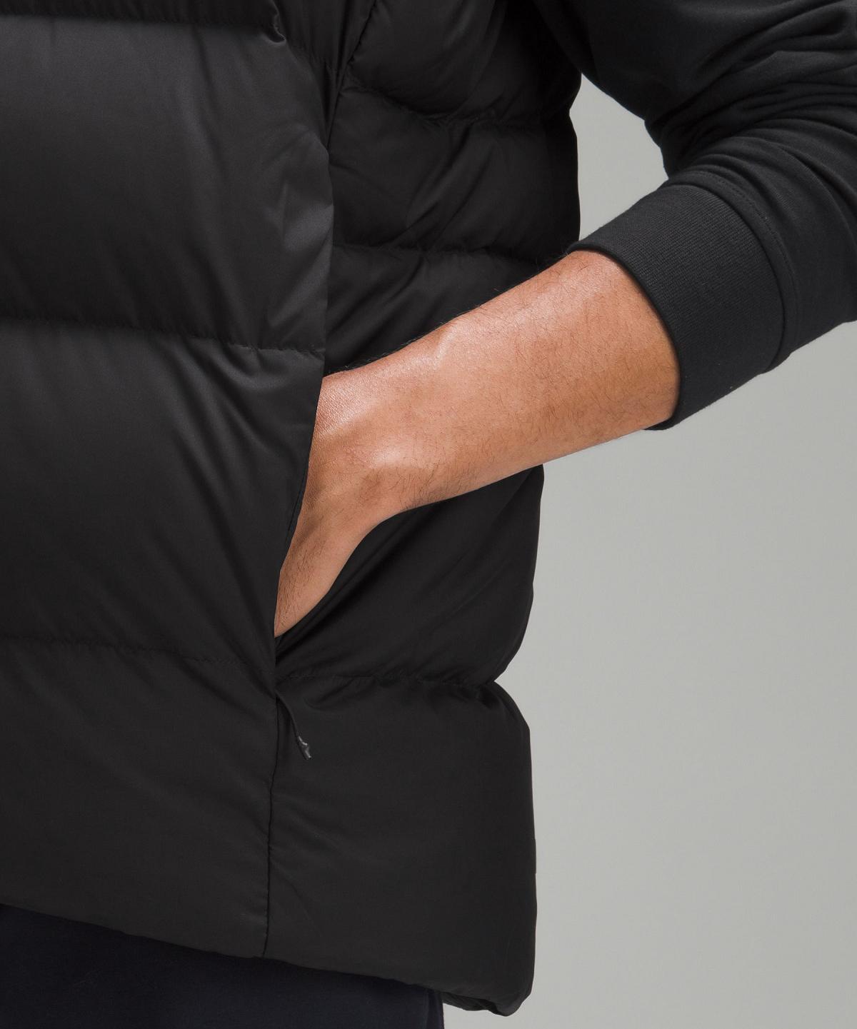 Black Lululemon Wunder Puff Vest Men Coats & Jackets | NZ_LuLu69287