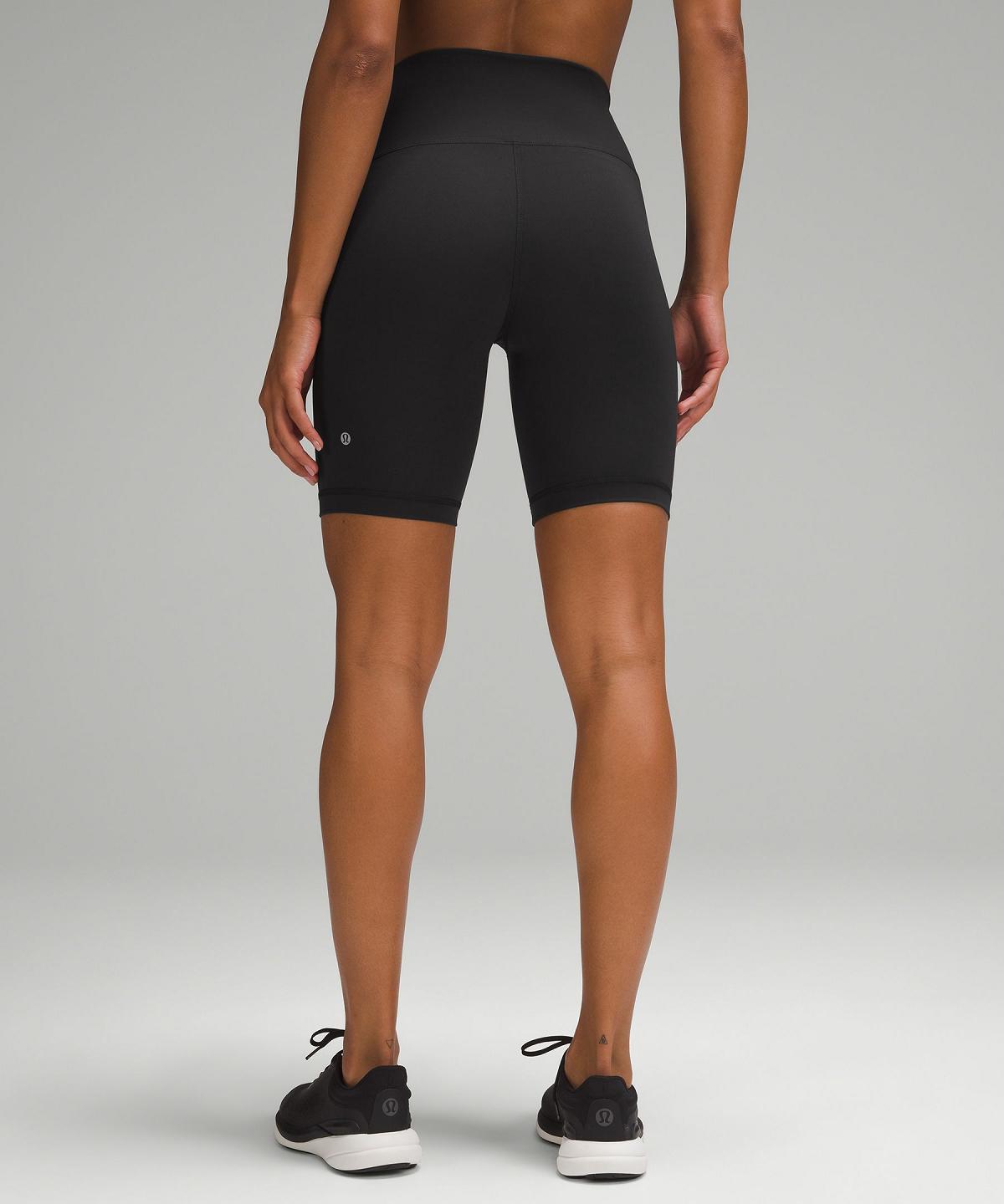 Black Lululemon Wunder Train High-Rise 8" Women Shorts | NZ_LuLu99044