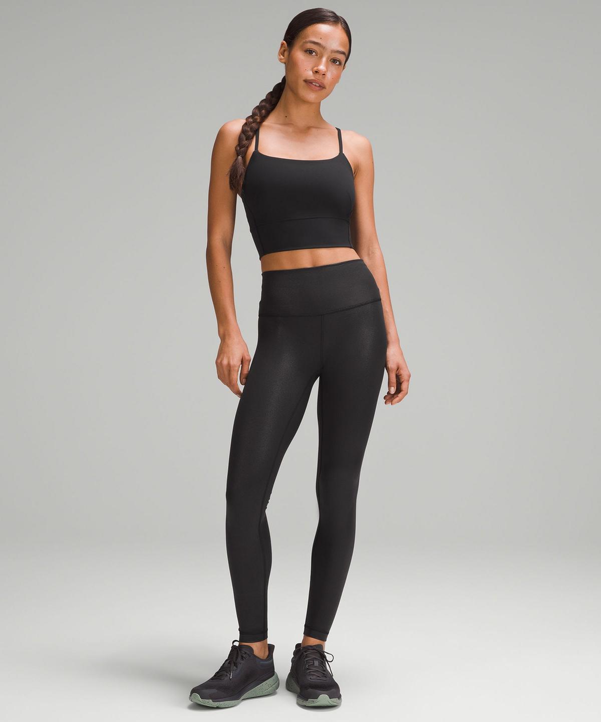 Black Lululemon Wunder Train High-Rise Tight 28" Women Leggings | NZ_LuLu20441