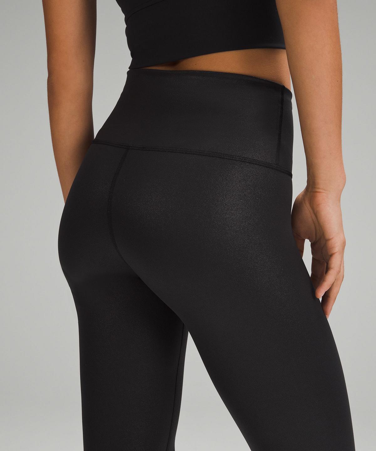 Black Lululemon Wunder Train High-Rise Tight 28" Women Leggings | NZ_LuLu20441