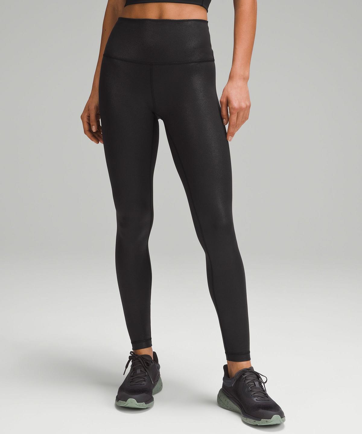 Black Lululemon Wunder Train High-Rise Tight 28" Women Leggings | NZ_LuLu20441