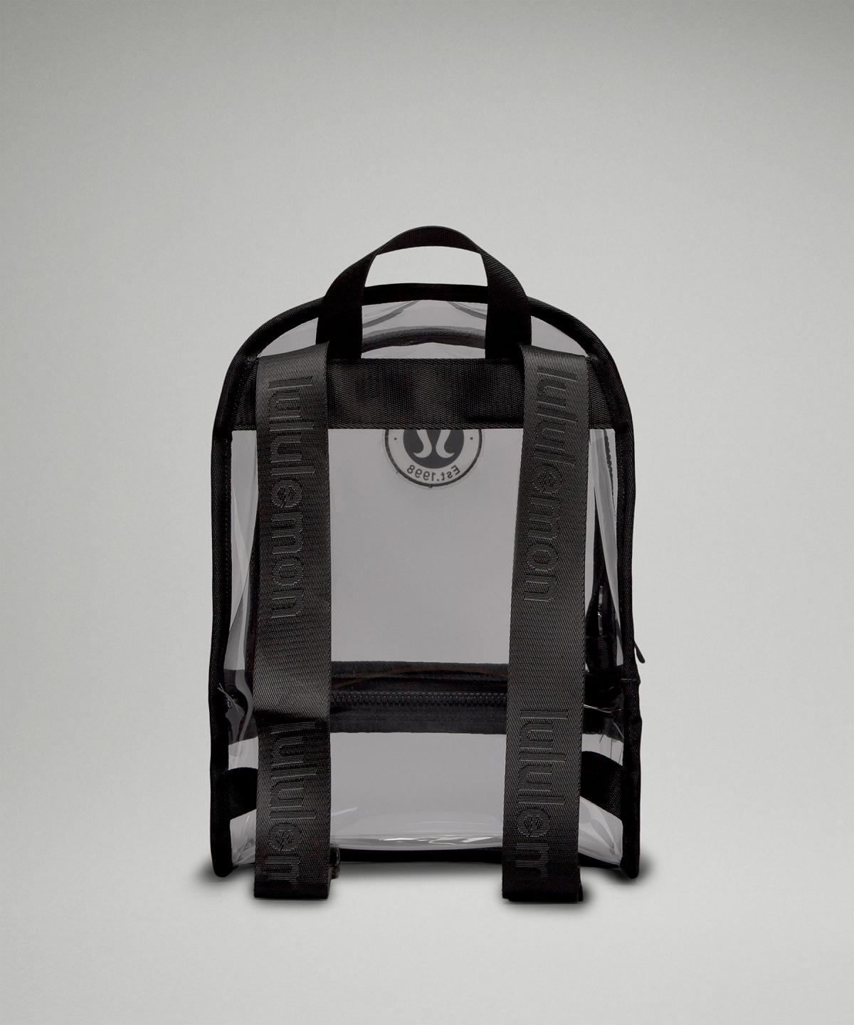 Black / Grey Lululemon Clear Mini 10L Bag Backpacks | NZ_LuLu42949