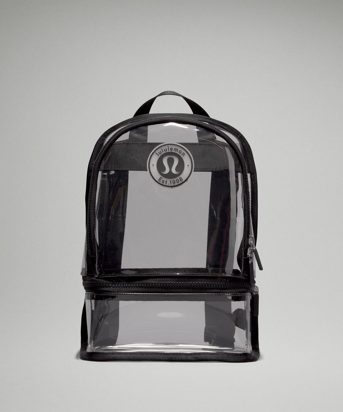 Black / Grey Lululemon Clear Mini 10L Bag Backpacks | NZ_LuLu42949