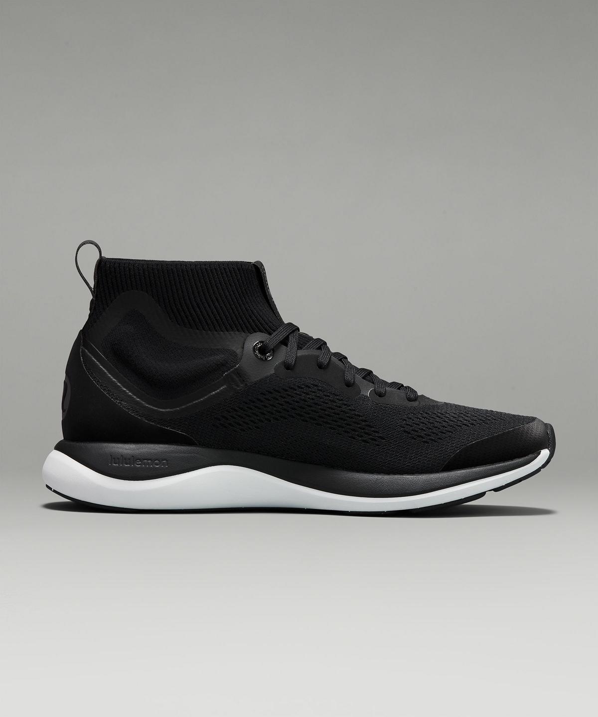 Black / White Lululemon Chargefeel Mid Women's Workout Women Shoes | NZ_LuLu56092