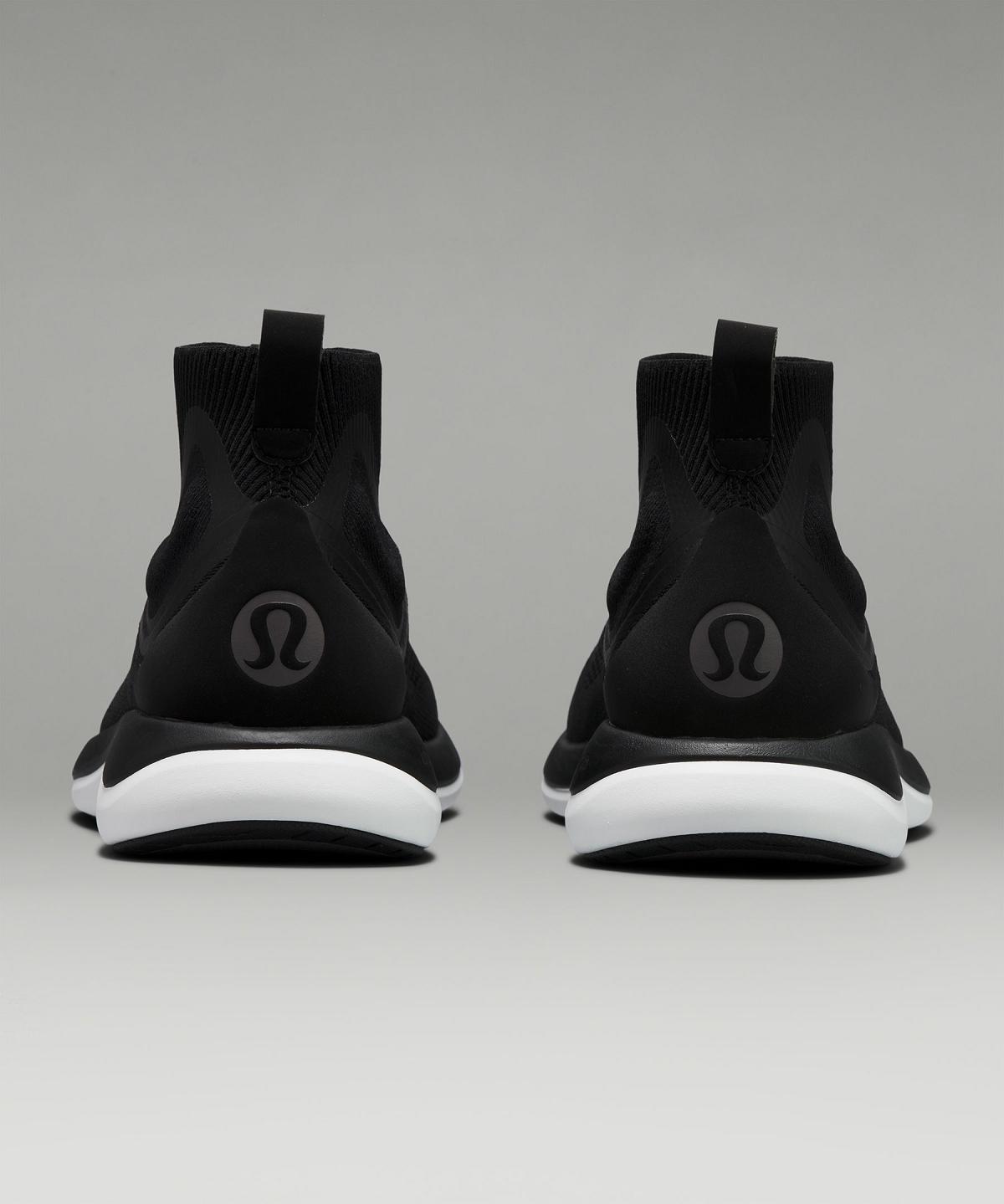 Black / White Lululemon Chargefeel Mid Women's Workout Women Shoes | NZ_LuLu56092