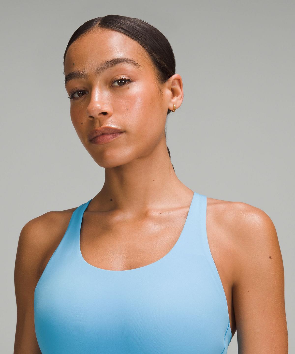 Blue Light Lululemon Energy Women Sports Bra | NZ_LuLu69566