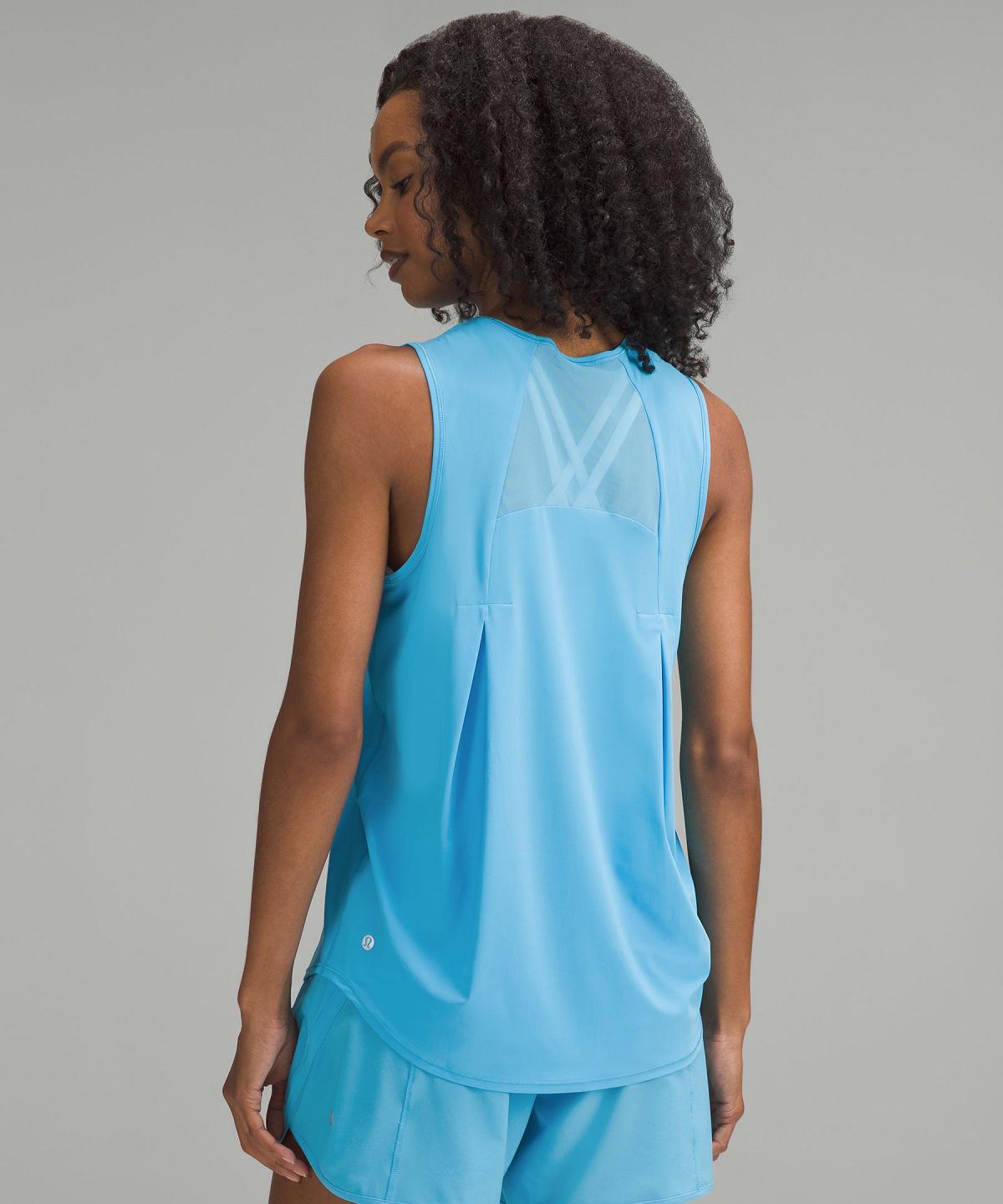 Blue Light Lululemon Sculpt Women Shirts | NZ_LuLu60241