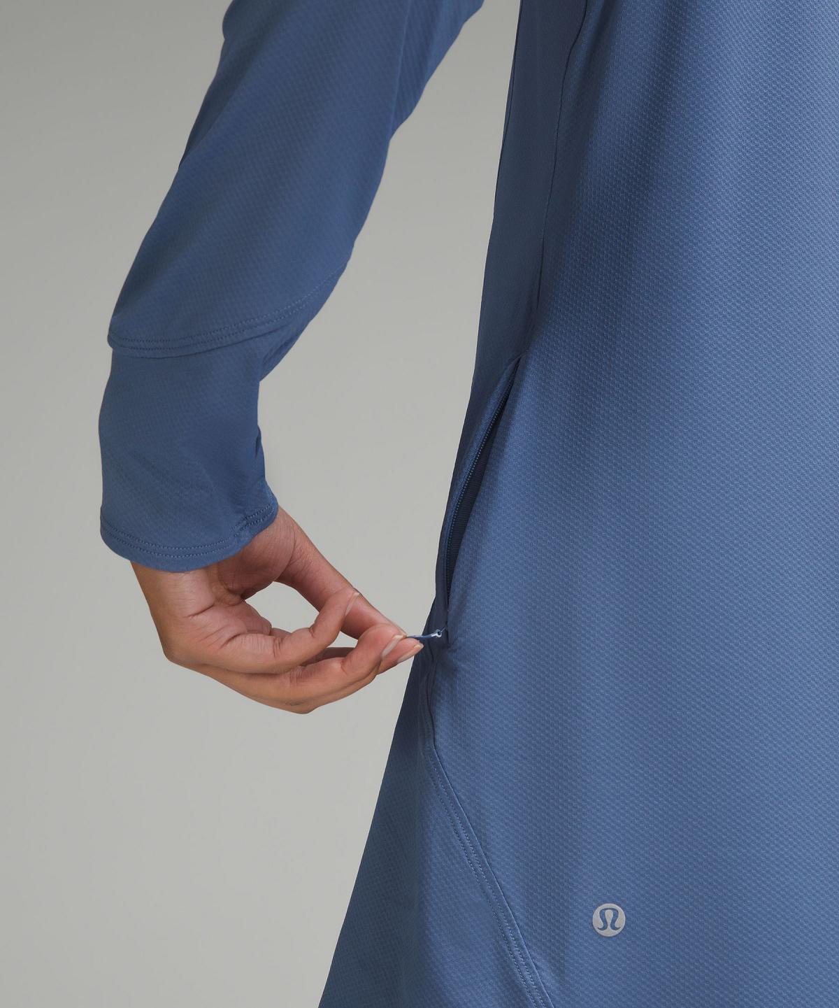 Blue Lululemon Abrasion-Resistant High-Coverage Women Long Sleeve Shirts | NZ_LuLu84754