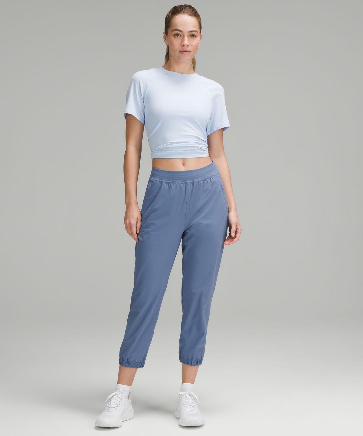 Blue Lululemon Adapted State High-Rise Cropped Women Joggers | NZ_LuLu94055