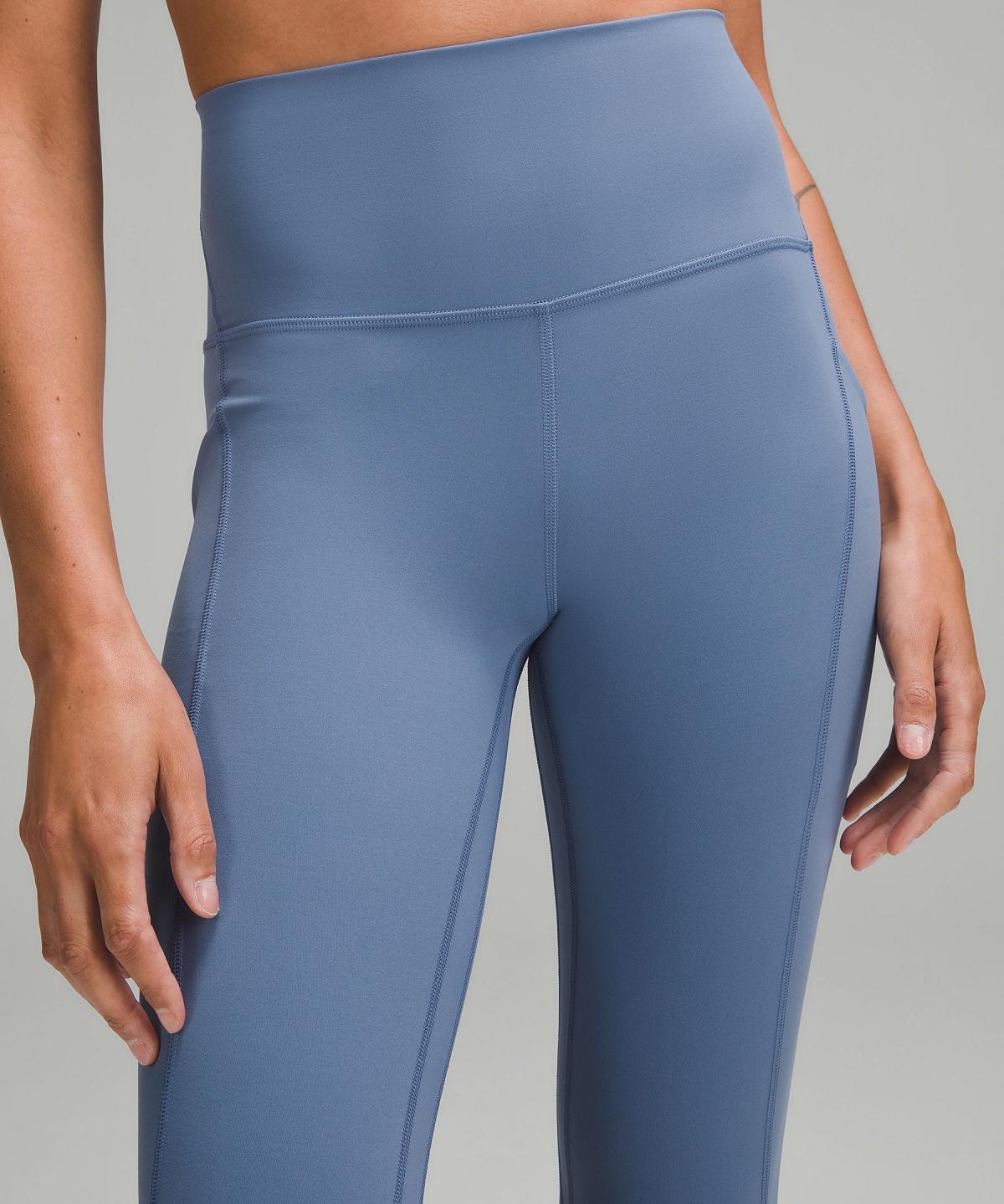 Blue Lululemon Align™ High-Rise Crop with Pockets 23" Women Leggings | NZ_LuLu16496