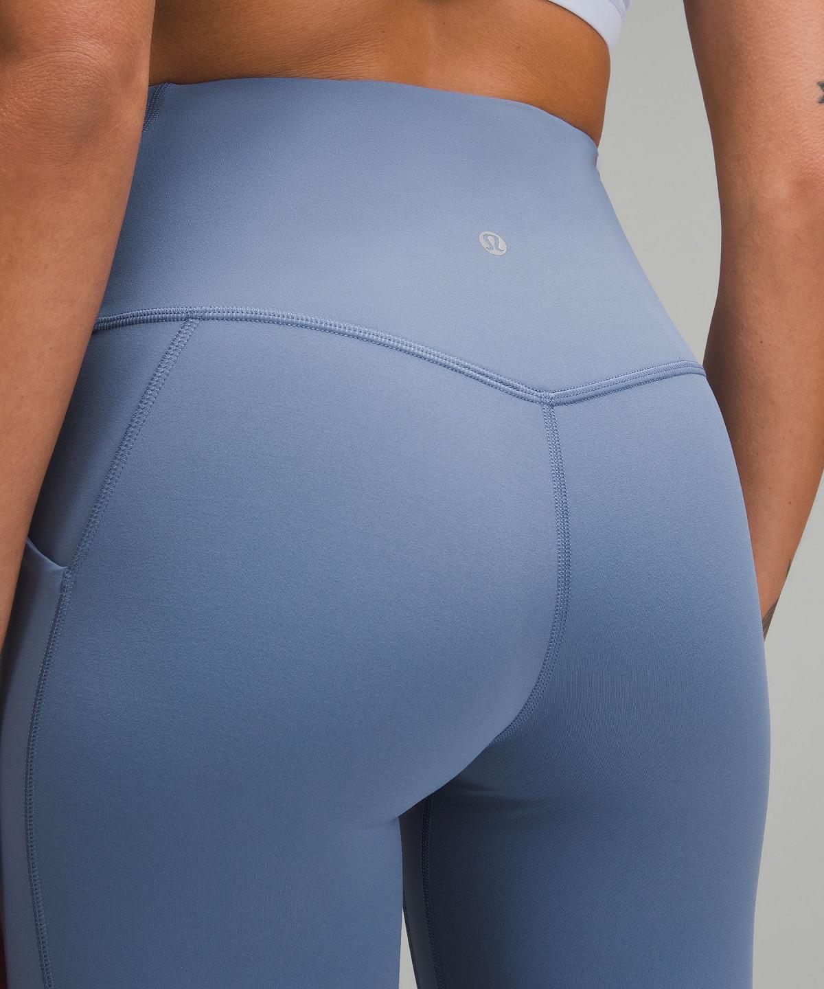 Blue Lululemon Align™ High-Rise Crop with Pockets 23" Women Leggings | NZ_LuLu16496