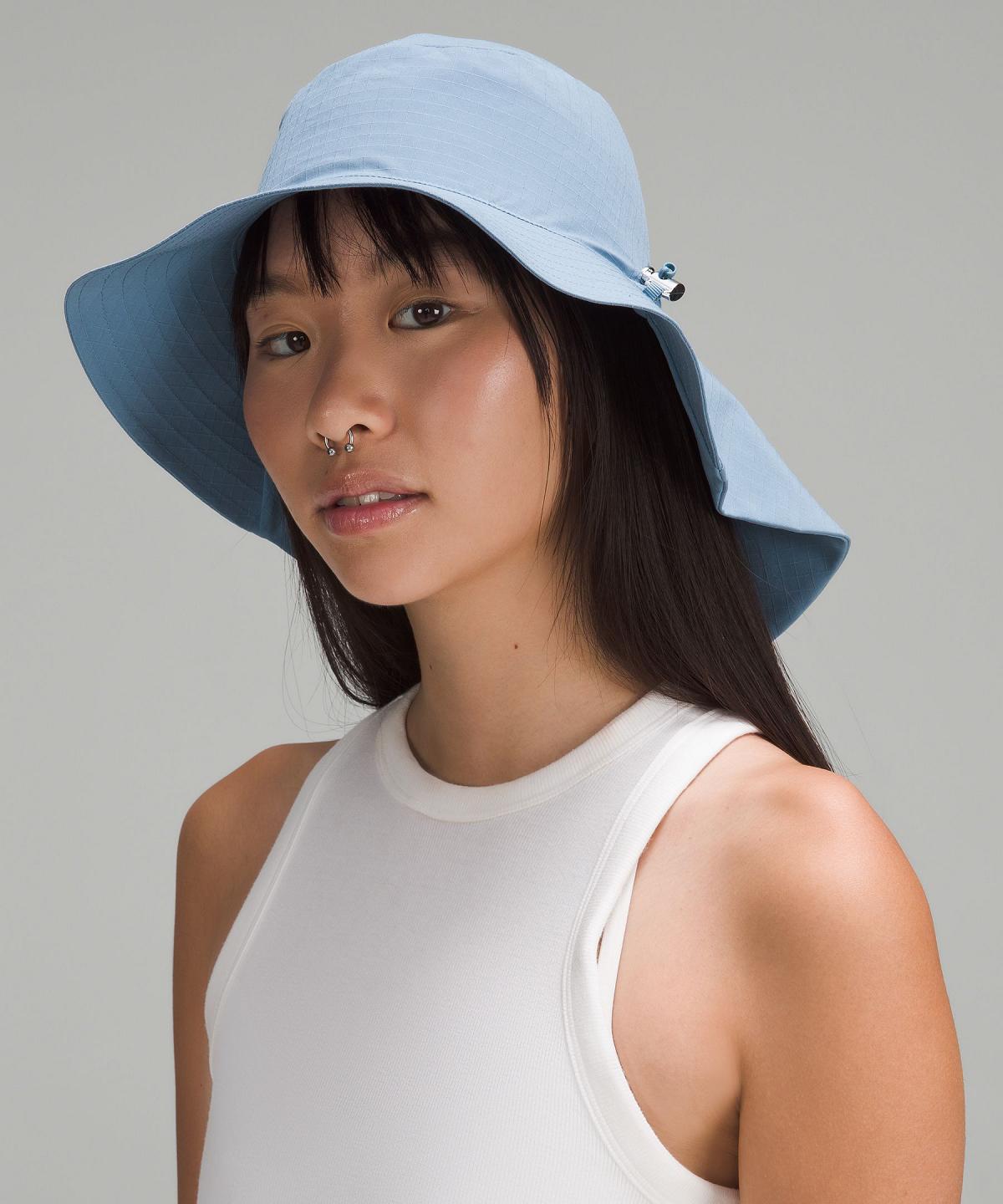 Blue Lululemon Cinchable Wide Brim Women Hats | NZ_LuLu30620