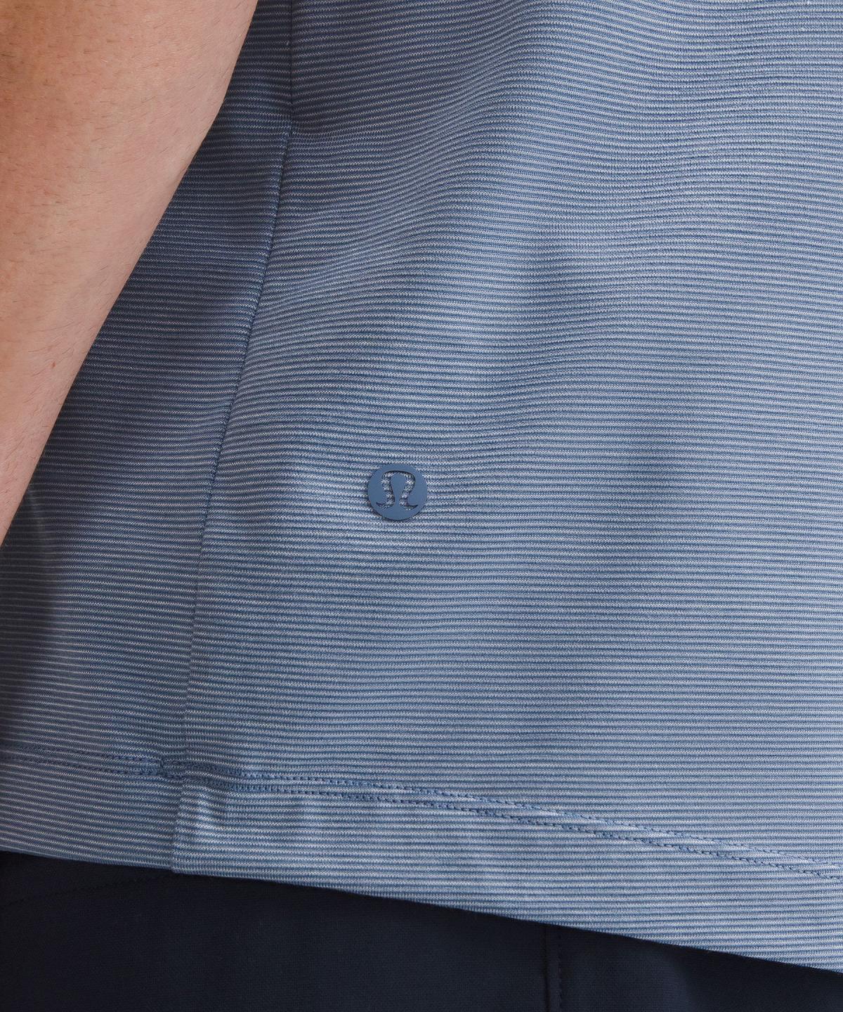 Blue Lululemon Evolution Short-Sleeve Men Polo Shirts | NZ_LuLu25865