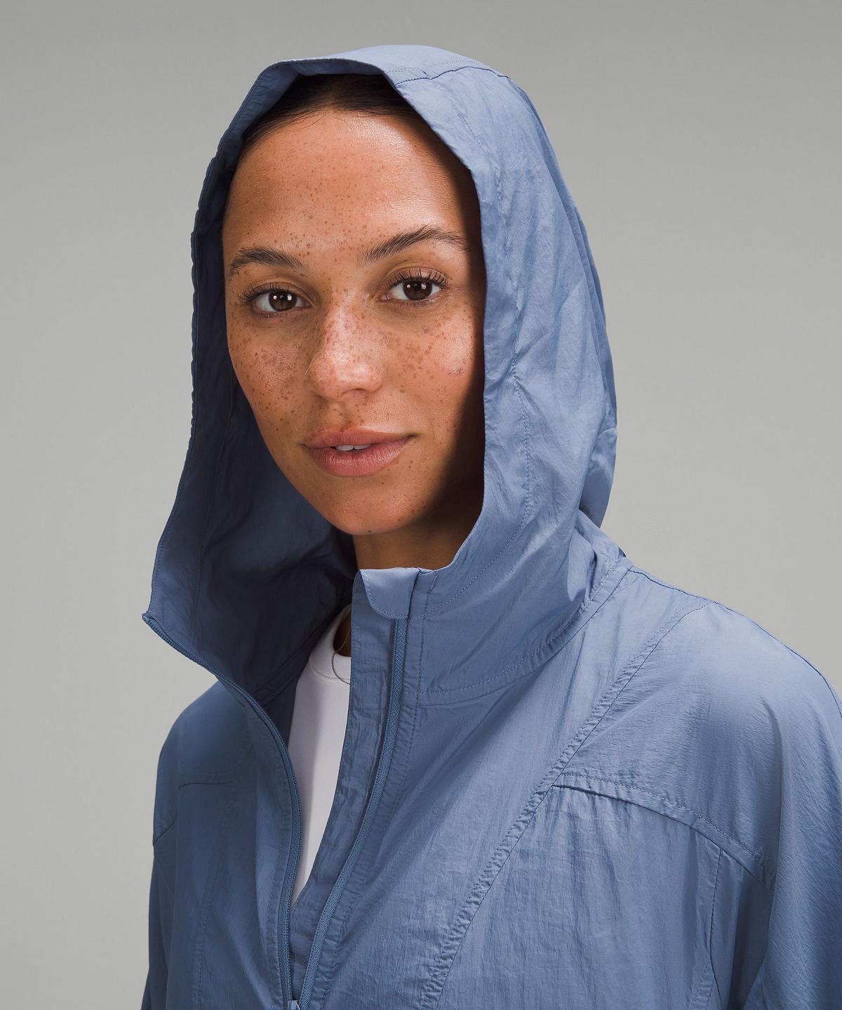 Blue Lululemon Hood Lite Women Coats & Jackets | NZ_LuLu11182