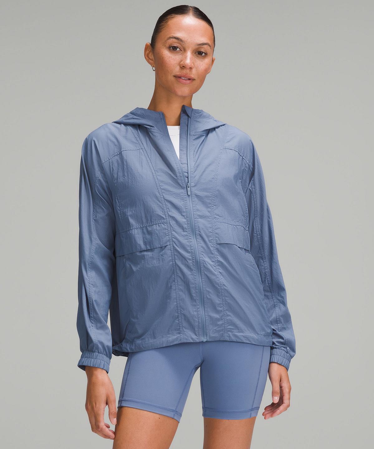 Blue Lululemon Hood Lite Women Coats & Jackets | NZ_LuLu11182