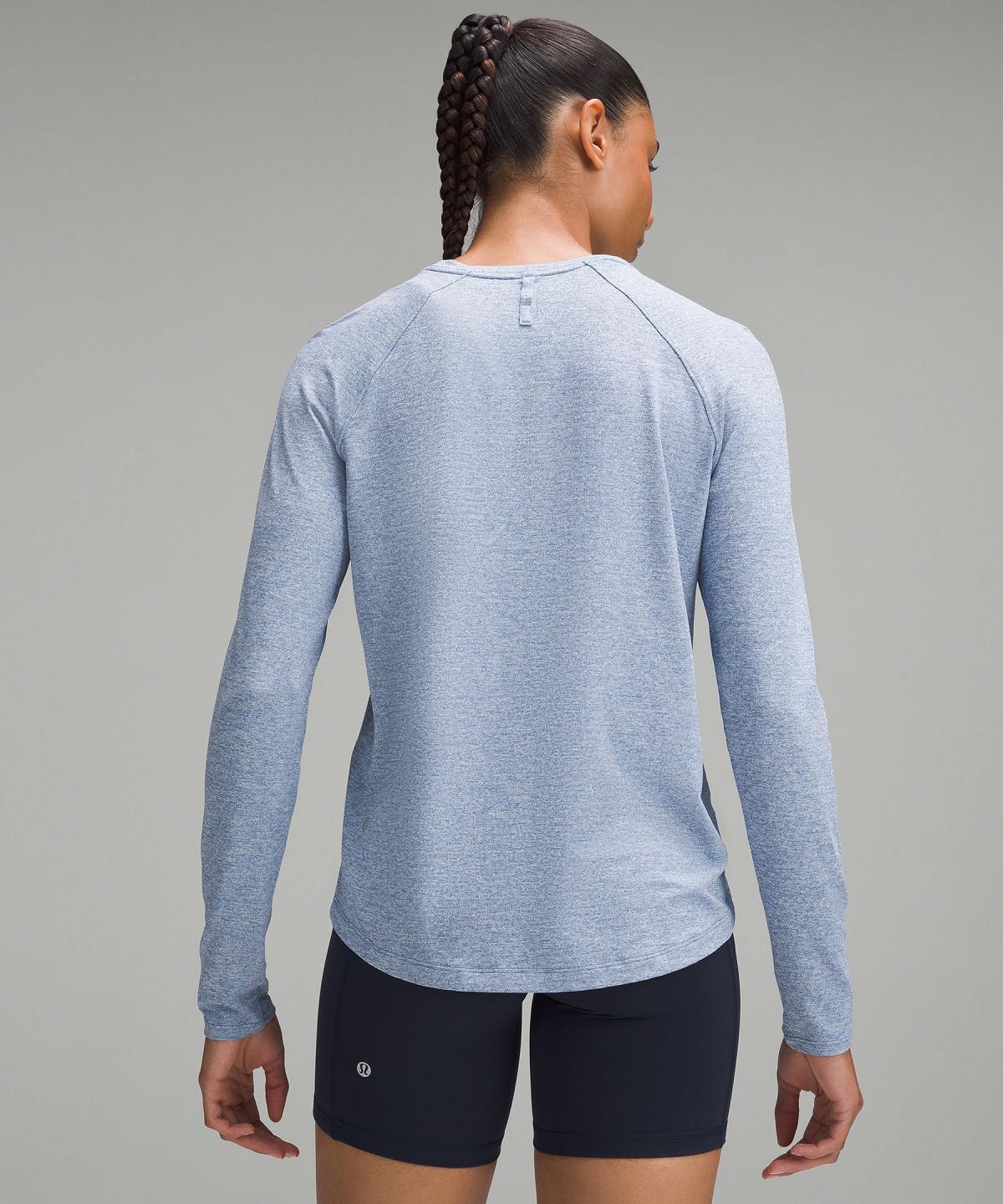 Blue Lululemon License to Train Classic-Fit Women Long Sleeve Shirts | NZ_LuLu36661