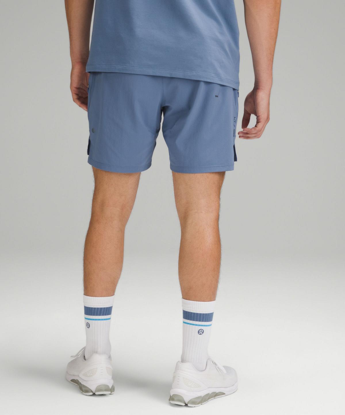 Blue Lululemon License to Train Lined 7" Men Shorts | NZ_LuLu71026