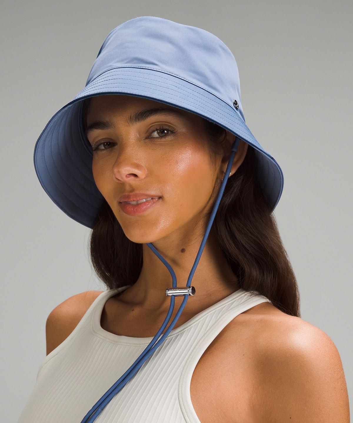 Blue Lululemon Nylon Bucket Men Hats | NZ_LuLu10659