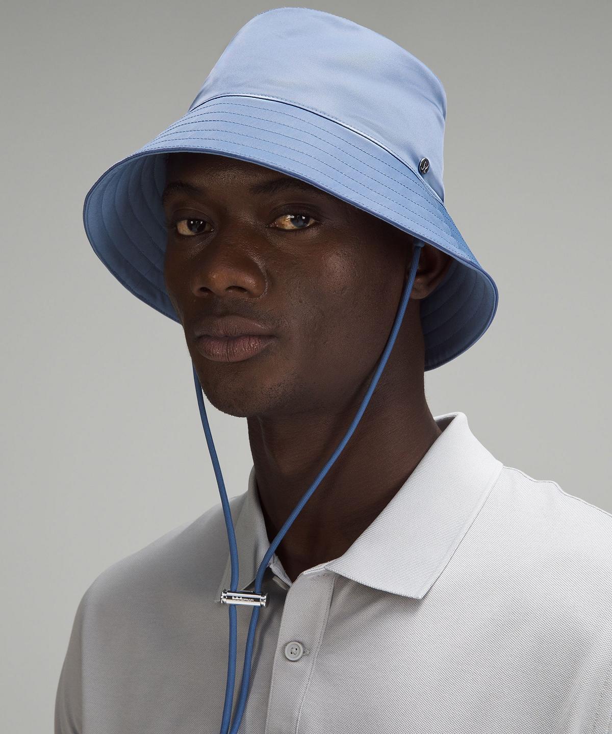 Blue Lululemon Nylon Bucket Men Hats | NZ_LuLu10659