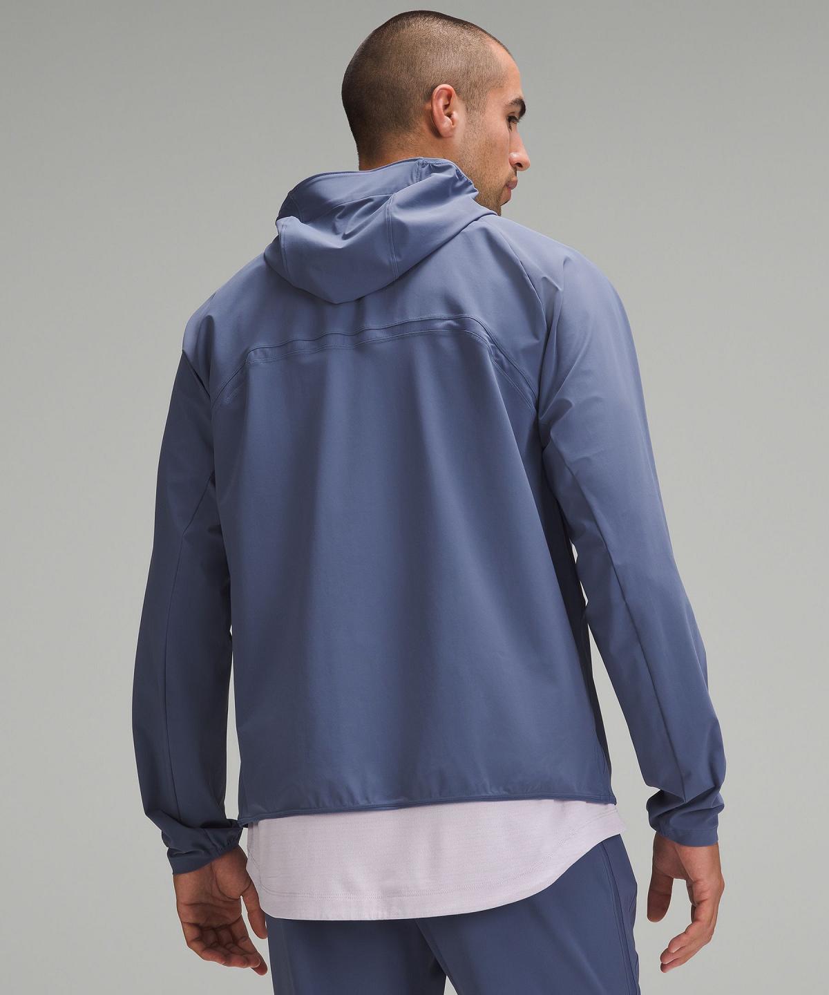 Blue Lululemon Pace Breaker Men Coats & Jackets | NZ_LuLu77966