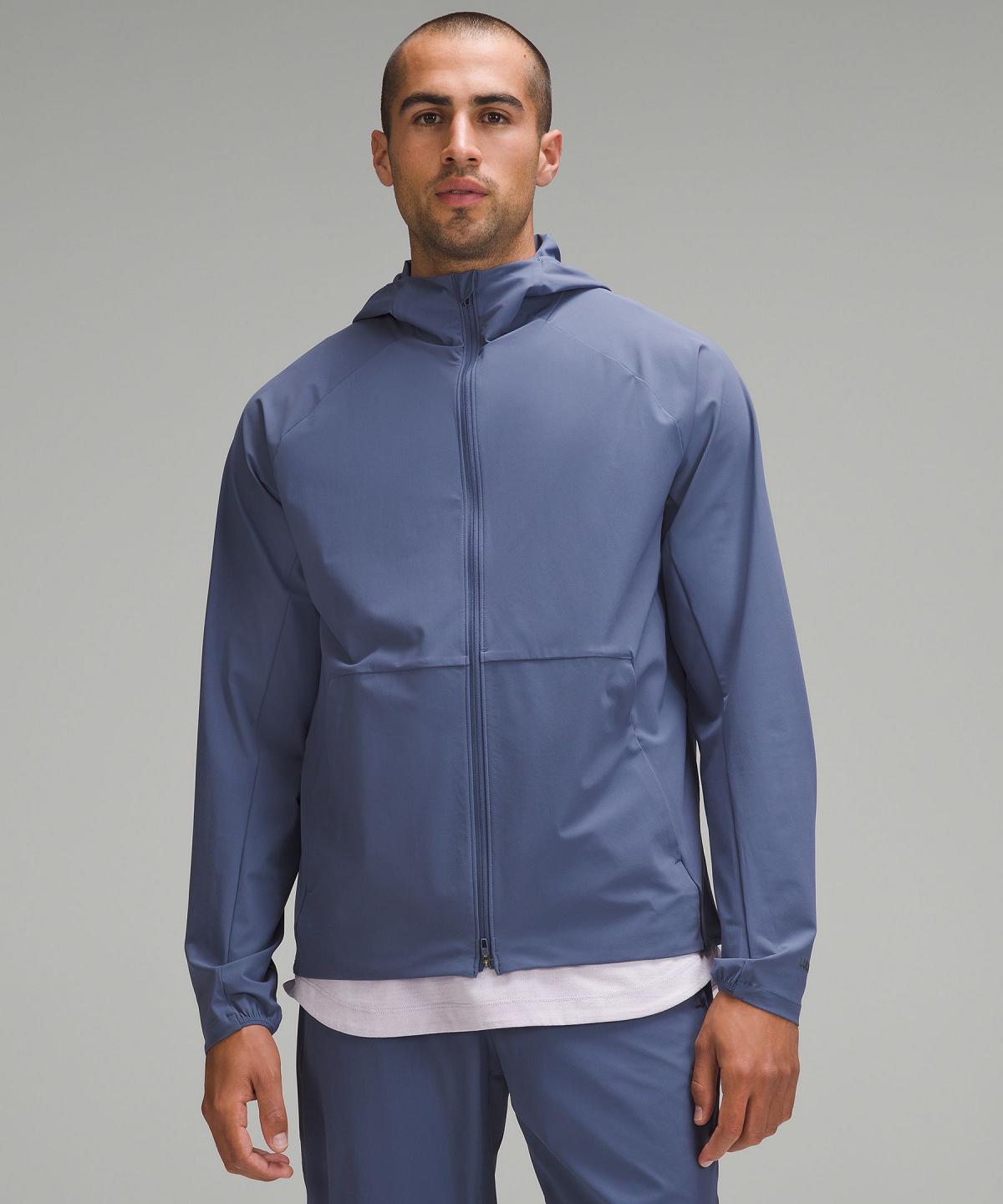 Blue Lululemon Pace Breaker Men Coats & Jackets | NZ_LuLu77966