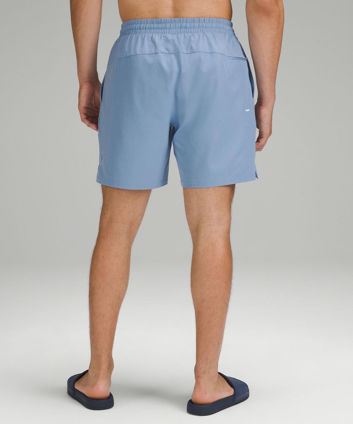 Blue Lululemon Pool Short 7" Men Swim Trunks | NZ_LuLu20099